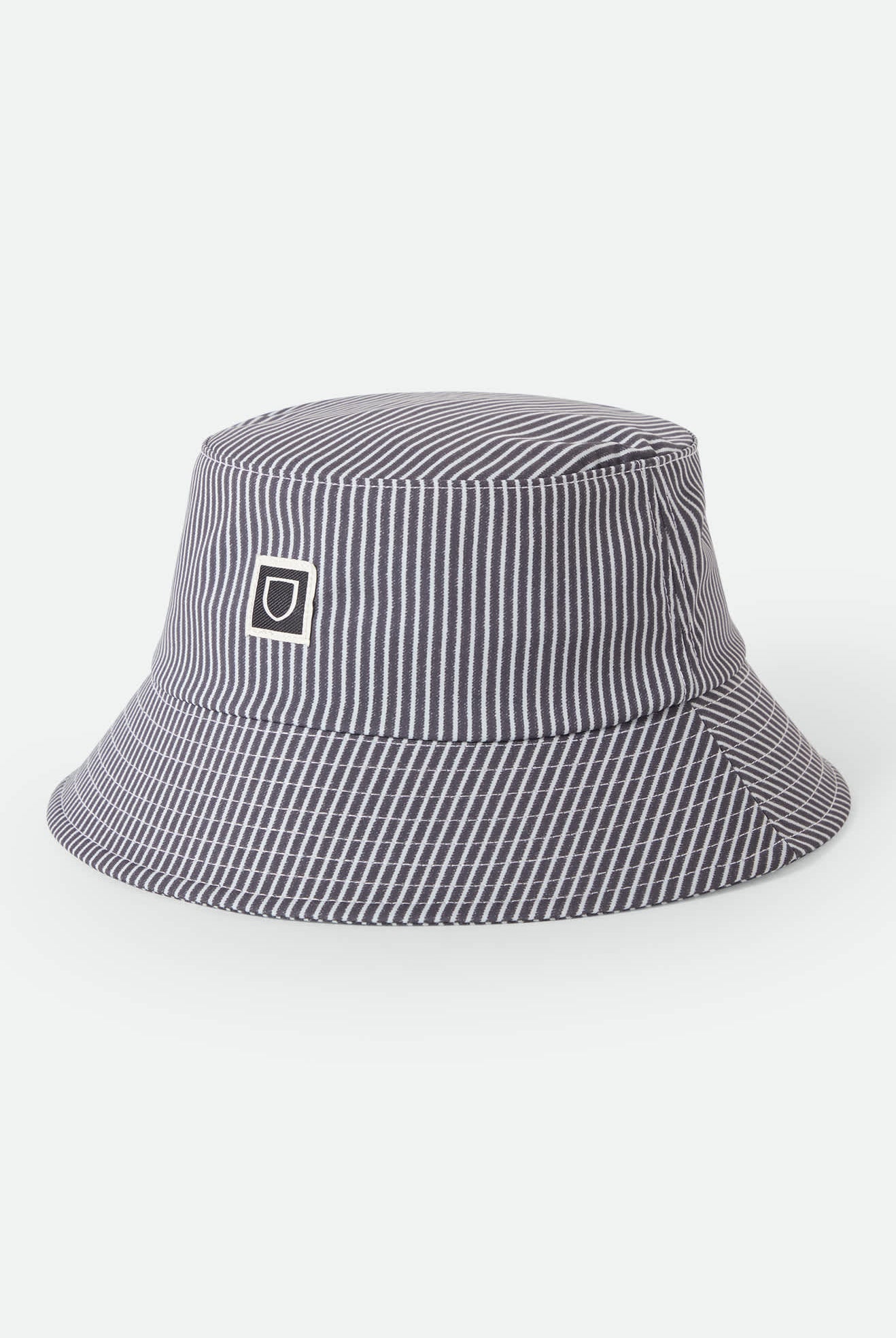 Unisex Eldon Water Packable Bucket Hat in the color Grey Hickory - Front Product Laydown Image
