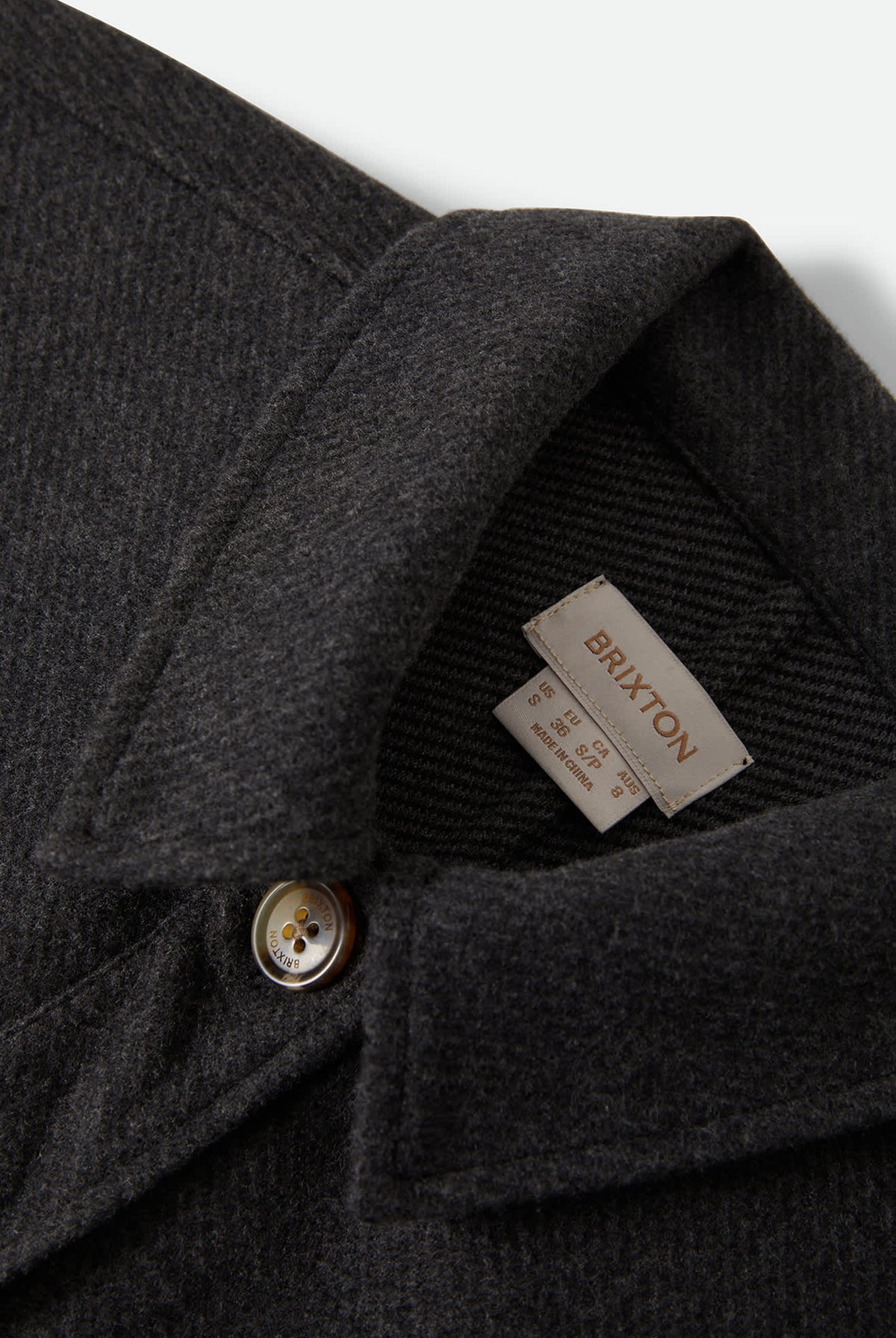 Women's Bagby Jacket in the color Black Heather - Additional Laydown image