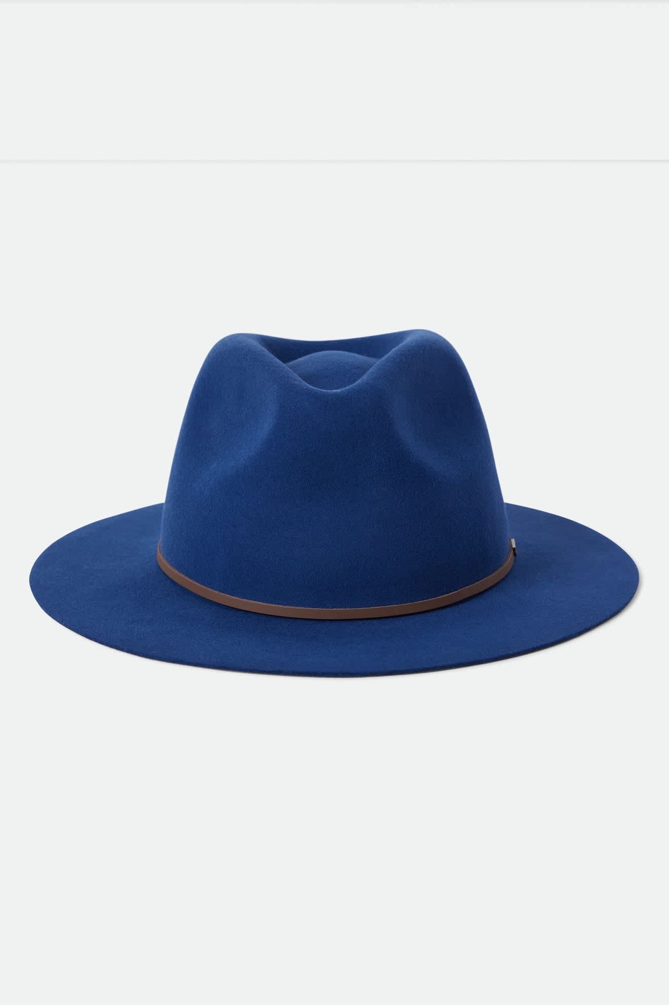 Unisex Wesley Fedora in the color Classic Navy - Additional Laydown image