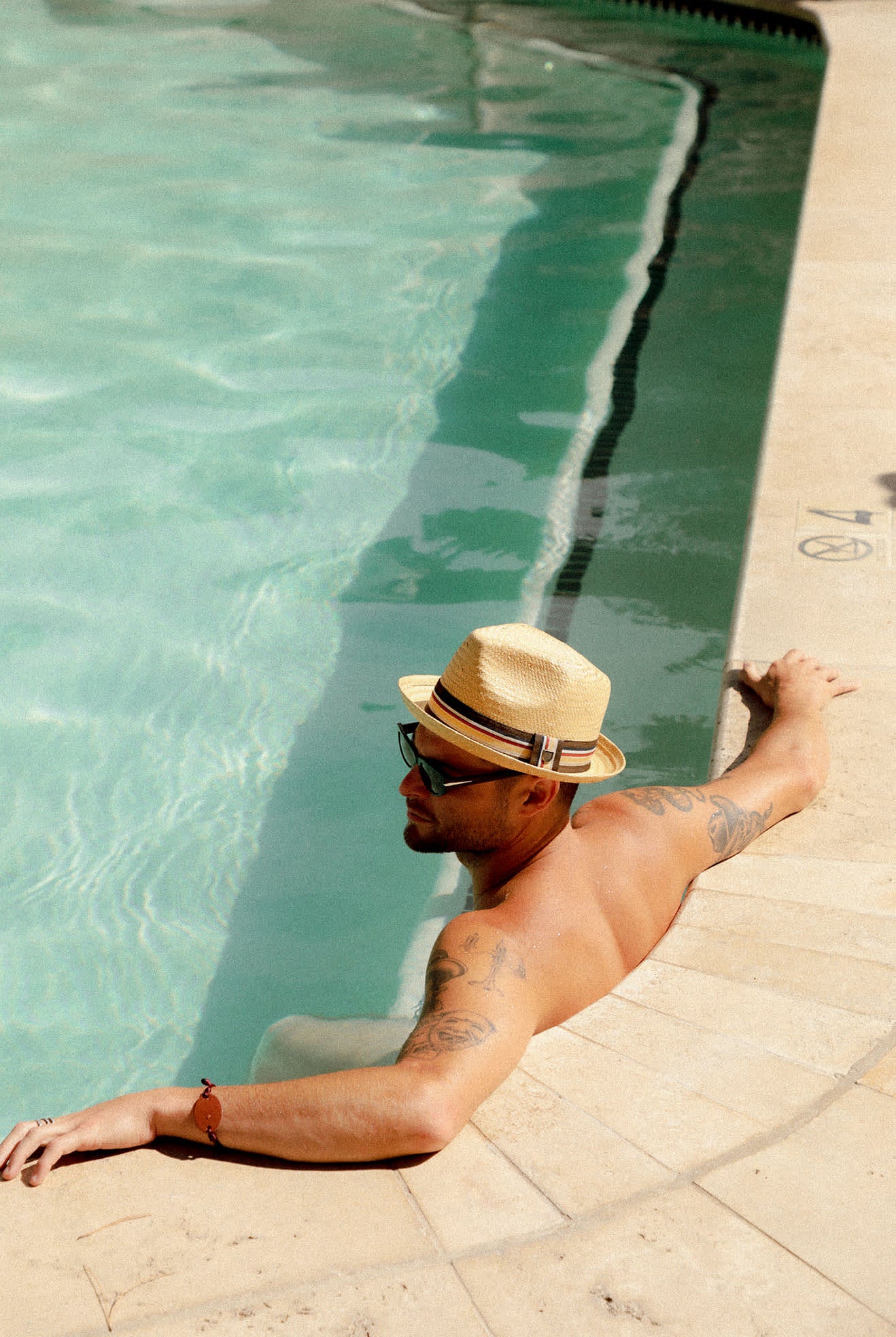 Unisex Castor Fedora in the color Tan - Men's Lifestyle 2.0