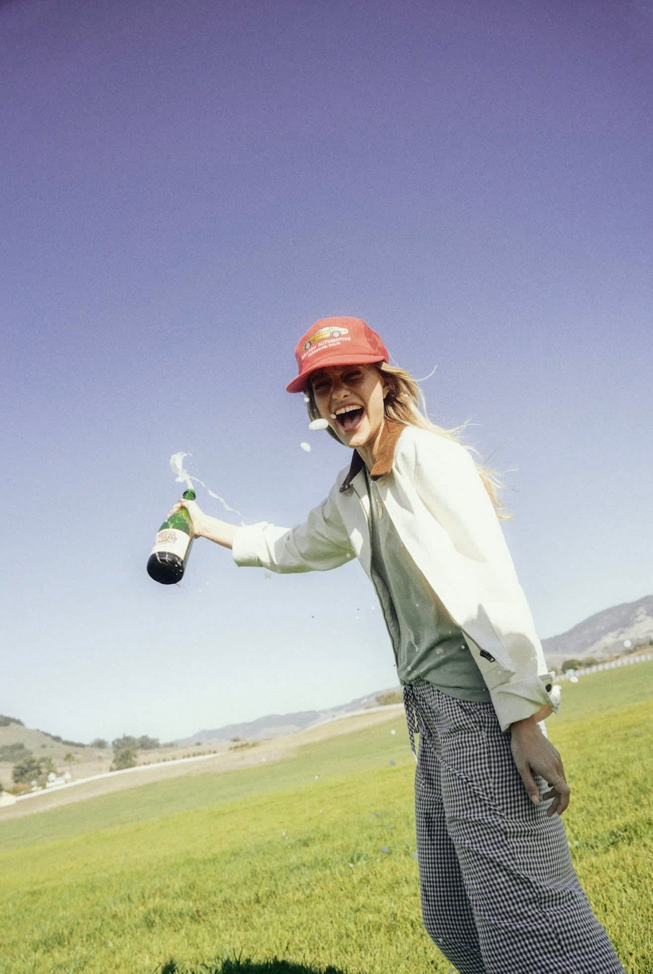 Women's Hudson Lounge Pant in the color Azure Blue Gingham - Men's Lifestyle image