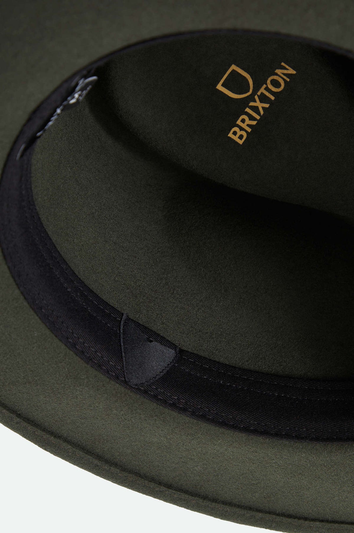 Unisex Messer Fedora in the color Ivy/Light Brown - Additional Laydown image