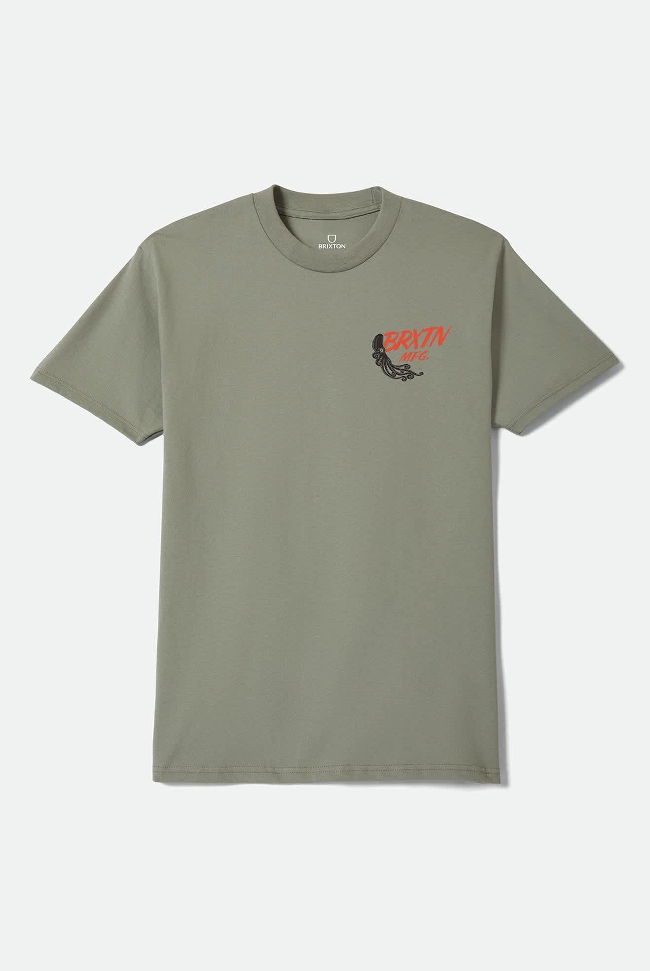Men's Lagoon Standard T-Shirt in the color Desert Sage - Front Product Laydown Image