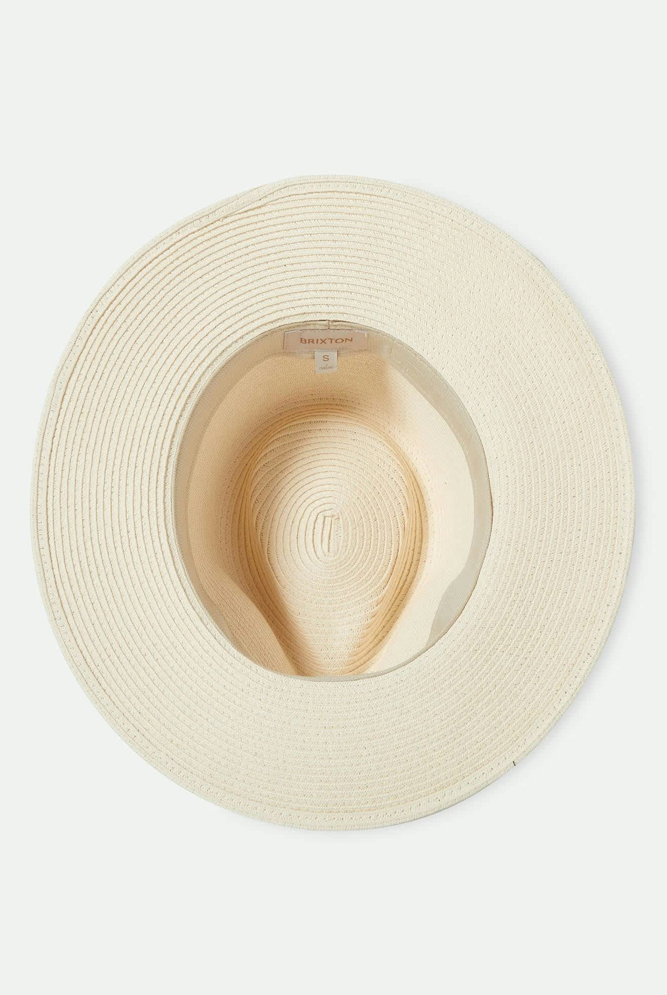 Women's Carolina Straw Packable Travel Hat in the color Bone/Bone - Additional Laydown image