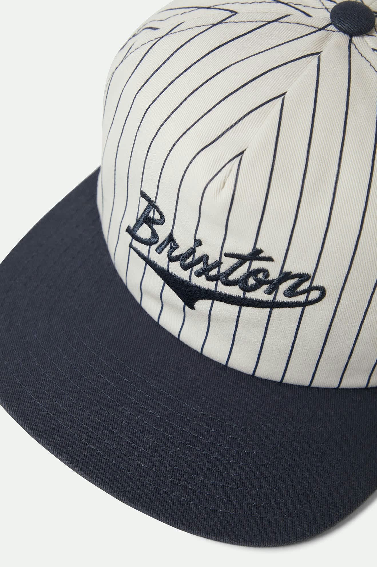 Unisex The League Snapback in the color Washed Navy/Off White - Additional Laydown image