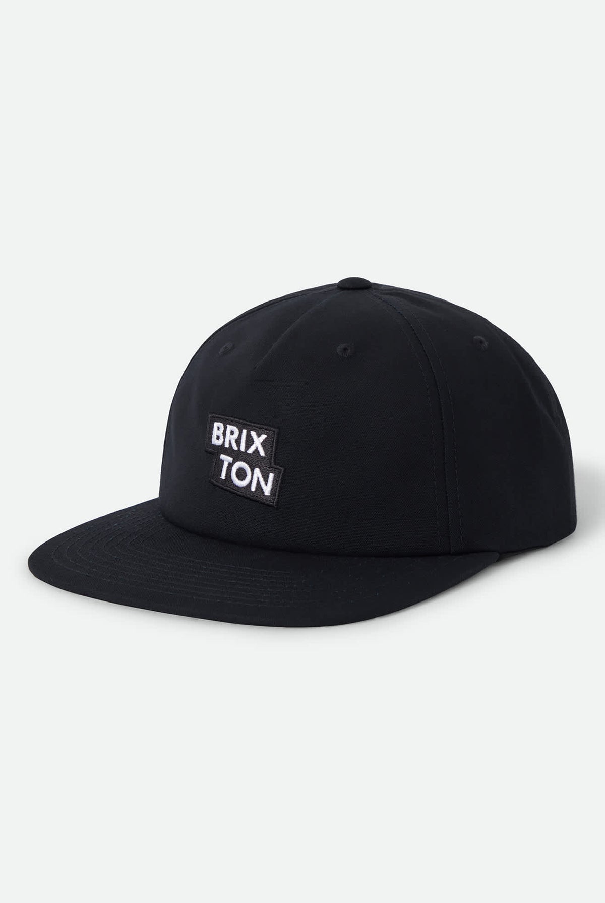 Unisex Team Snapback in the color Black - Front Product Laydown Image
