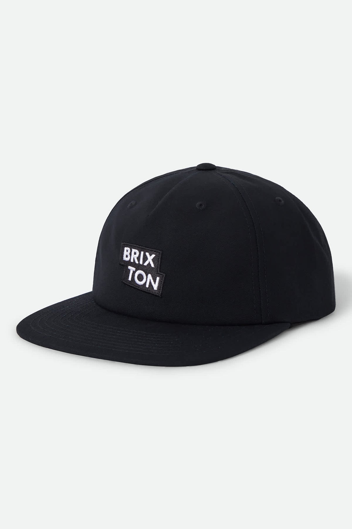 Unisex Team Snapback in the color Black - Front Product Laydown Image