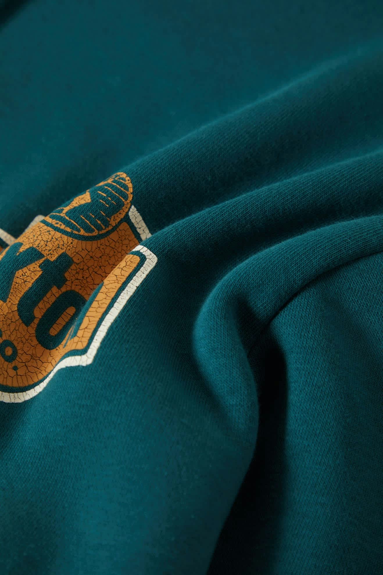 Men's Genuine Quality Hoodie in the color Night Sage - Additional Laydown image