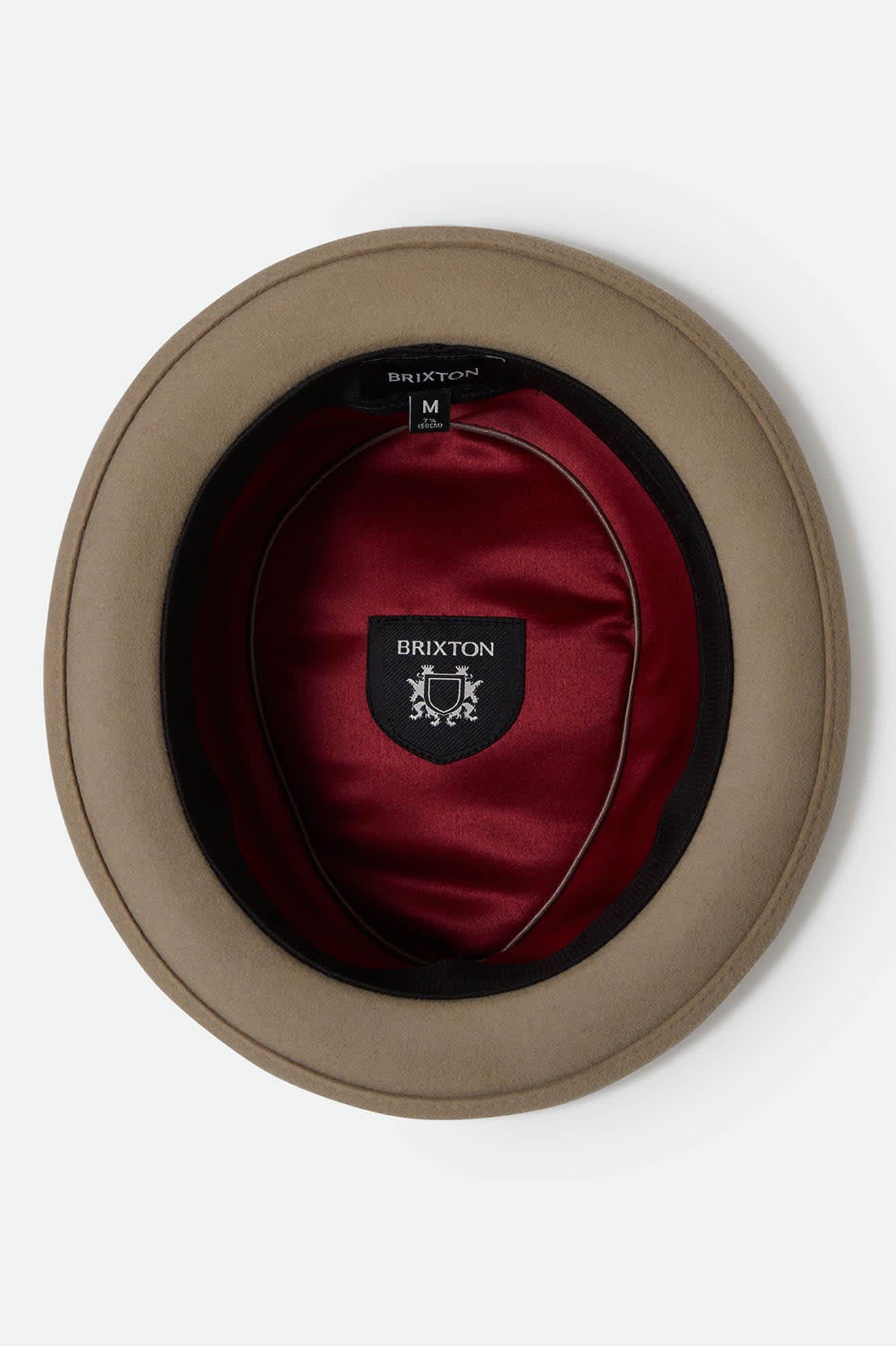 Unisex Stout Pork Pie in the color Sand/Dark Sand - Additional Laydown image