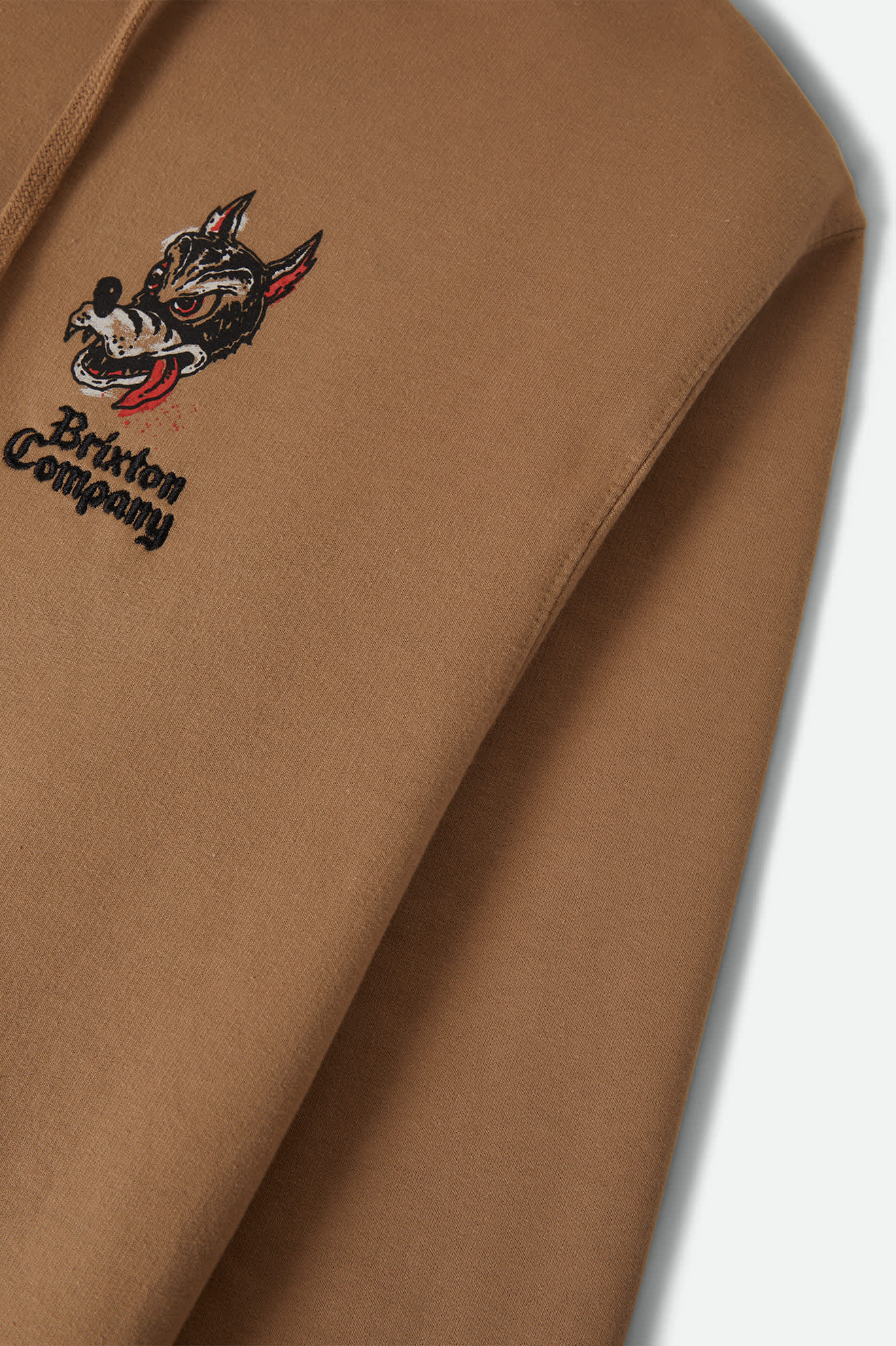 Men's Dawg Hoodie in the color Sandstone - Additional Laydown image