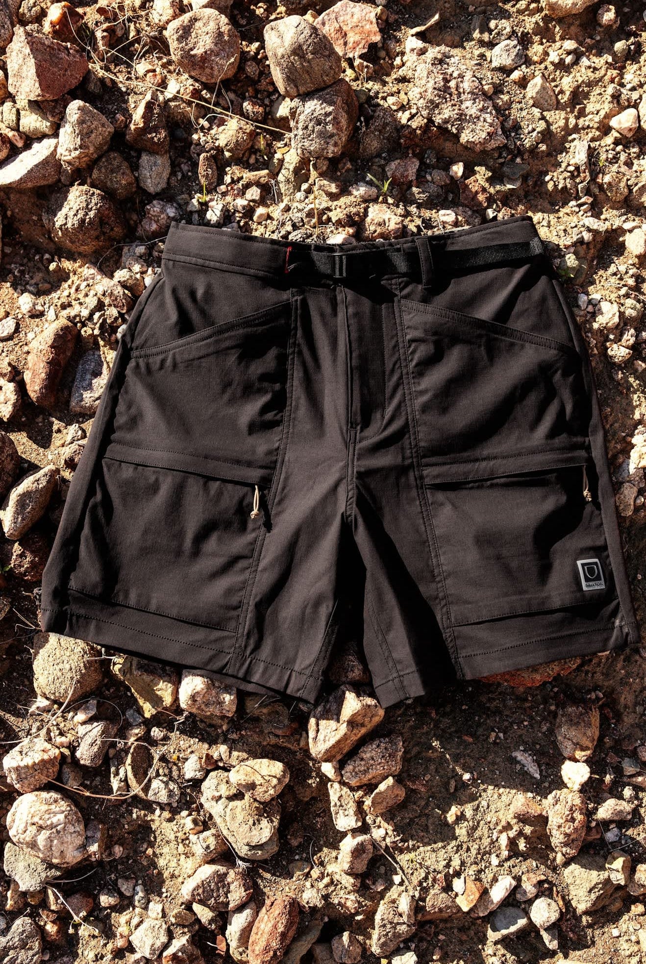Men's Journey Utility Short in the color Black - Additional Laydown image