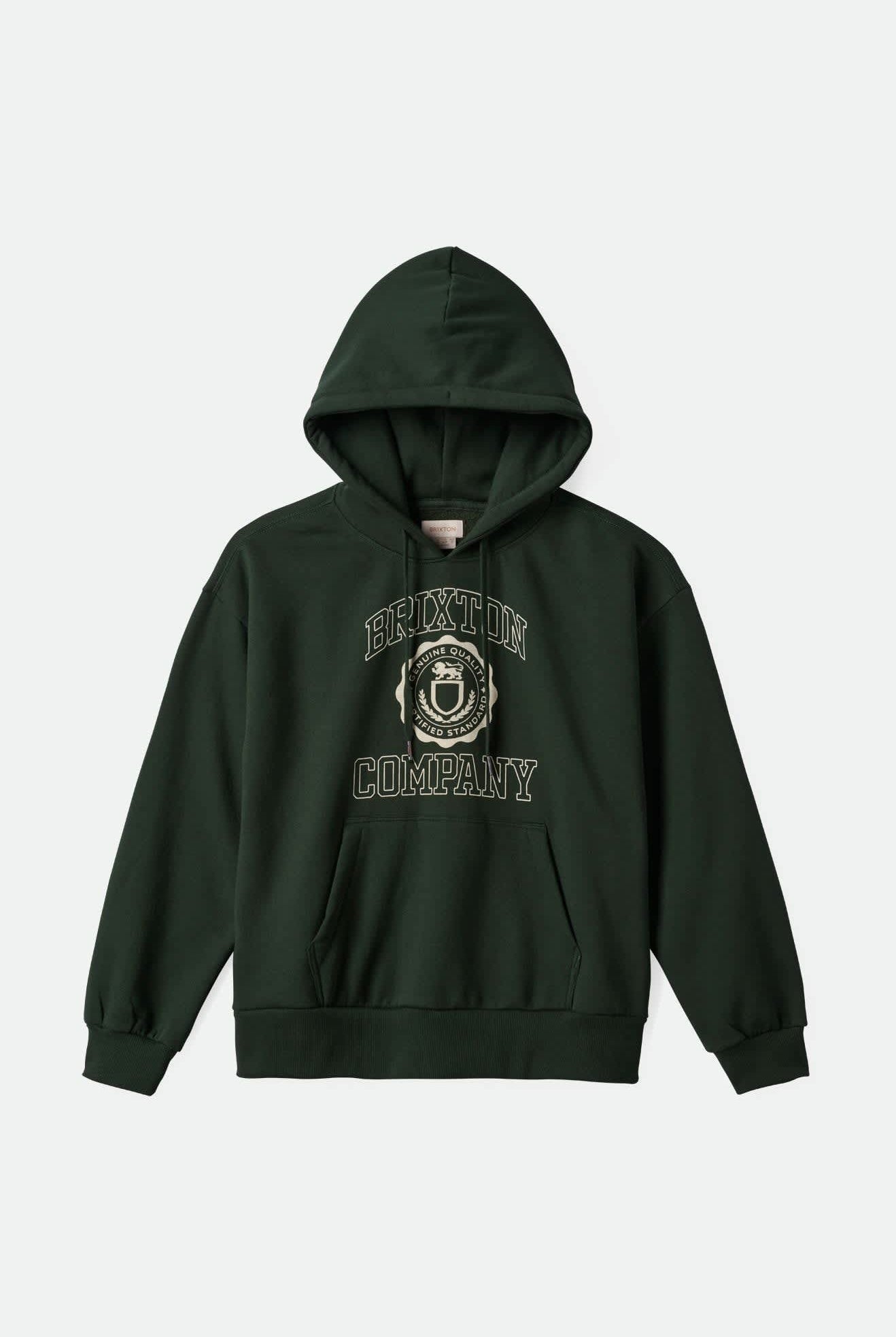 Women's University Women's Hoodie in the color Deep Forest - Front Product View