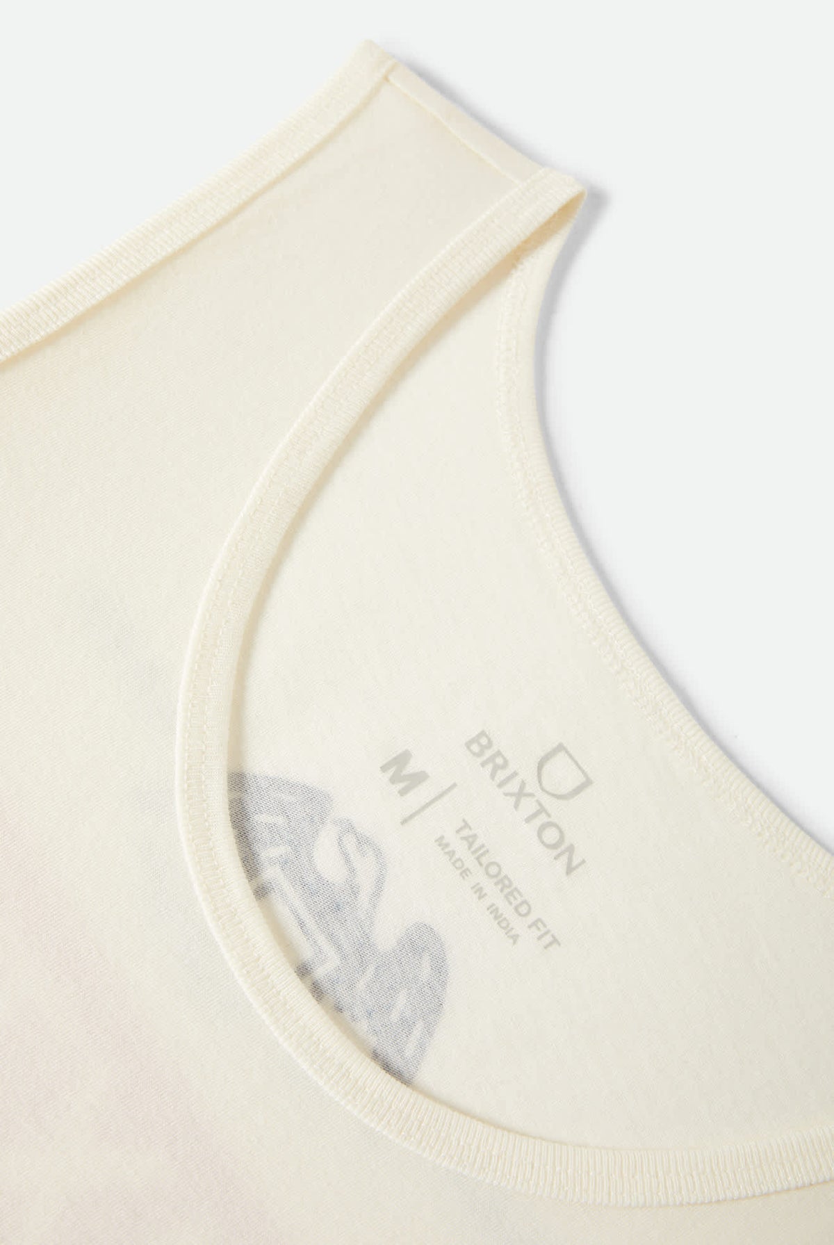 Men's Pinnacle Tank Top in the color Off White - Additional Laydown image