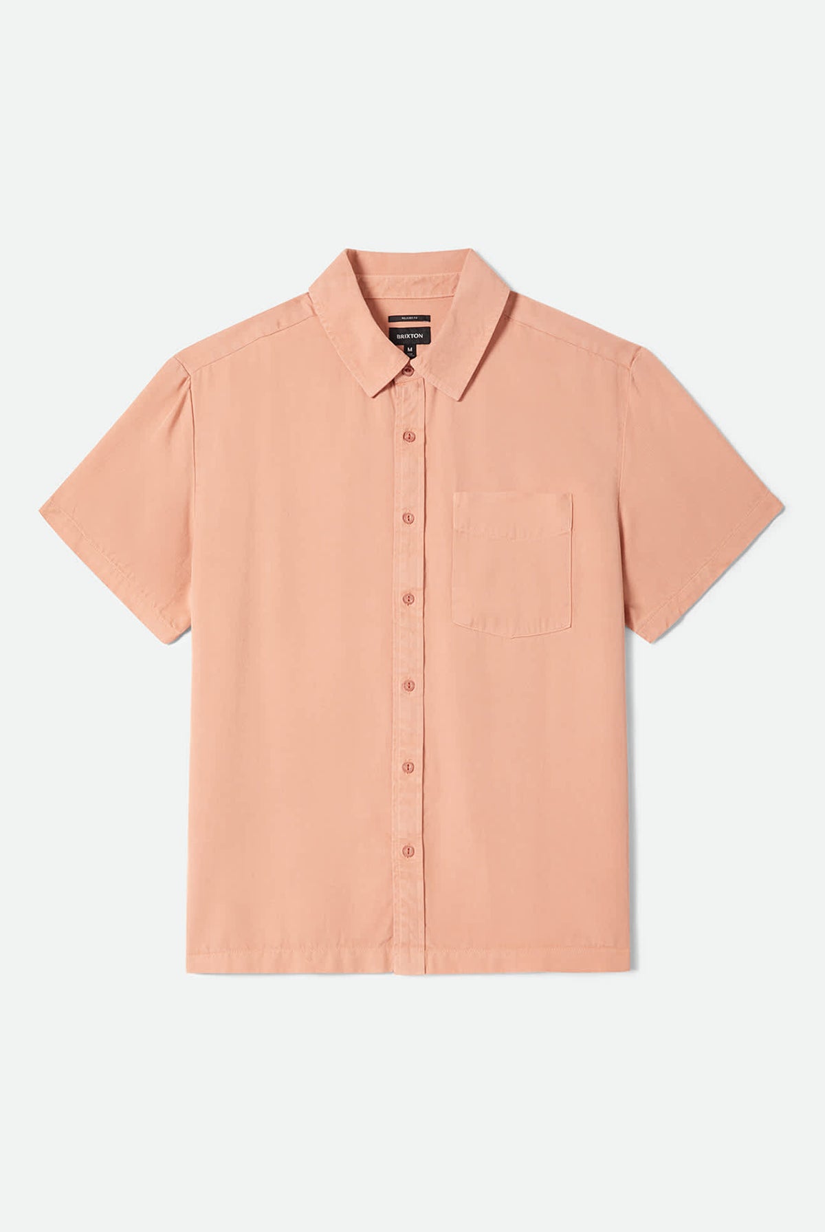 Men's Cooling Comfort Short Sleeve Shirt in the color Silver Pink - Front Product Laydown Image