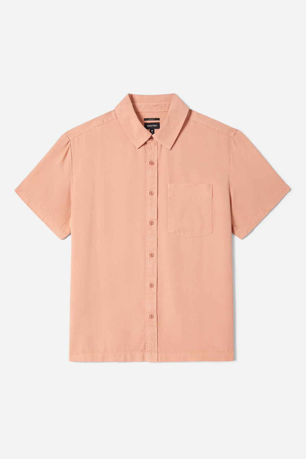 Men's Cooling Comfort Short Sleeve Shirt in the color Silver Pink - Front Product Laydown Image