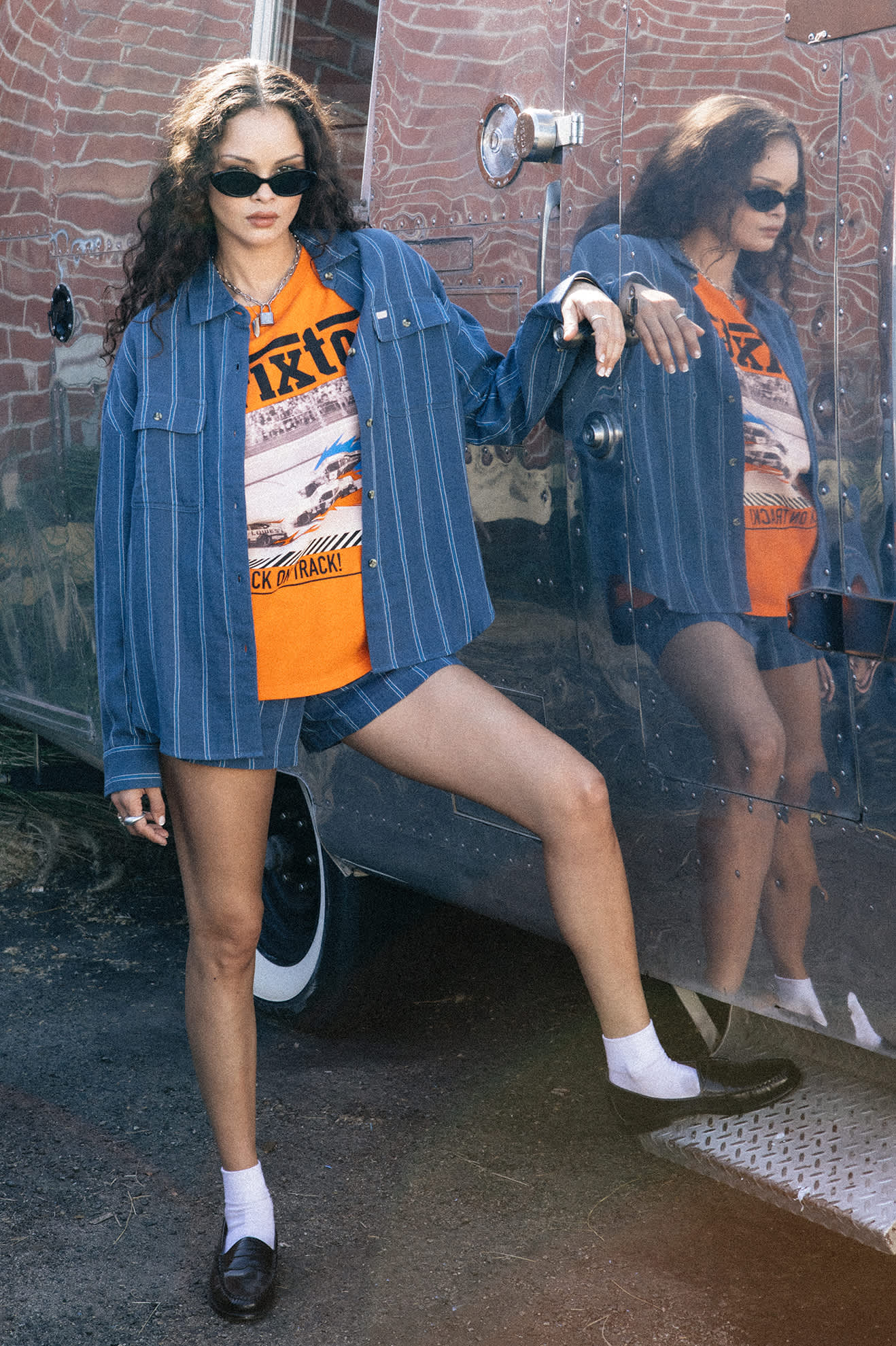 Women's Wandering Short in the color Berring Sea/White - Men's Lifestyle image