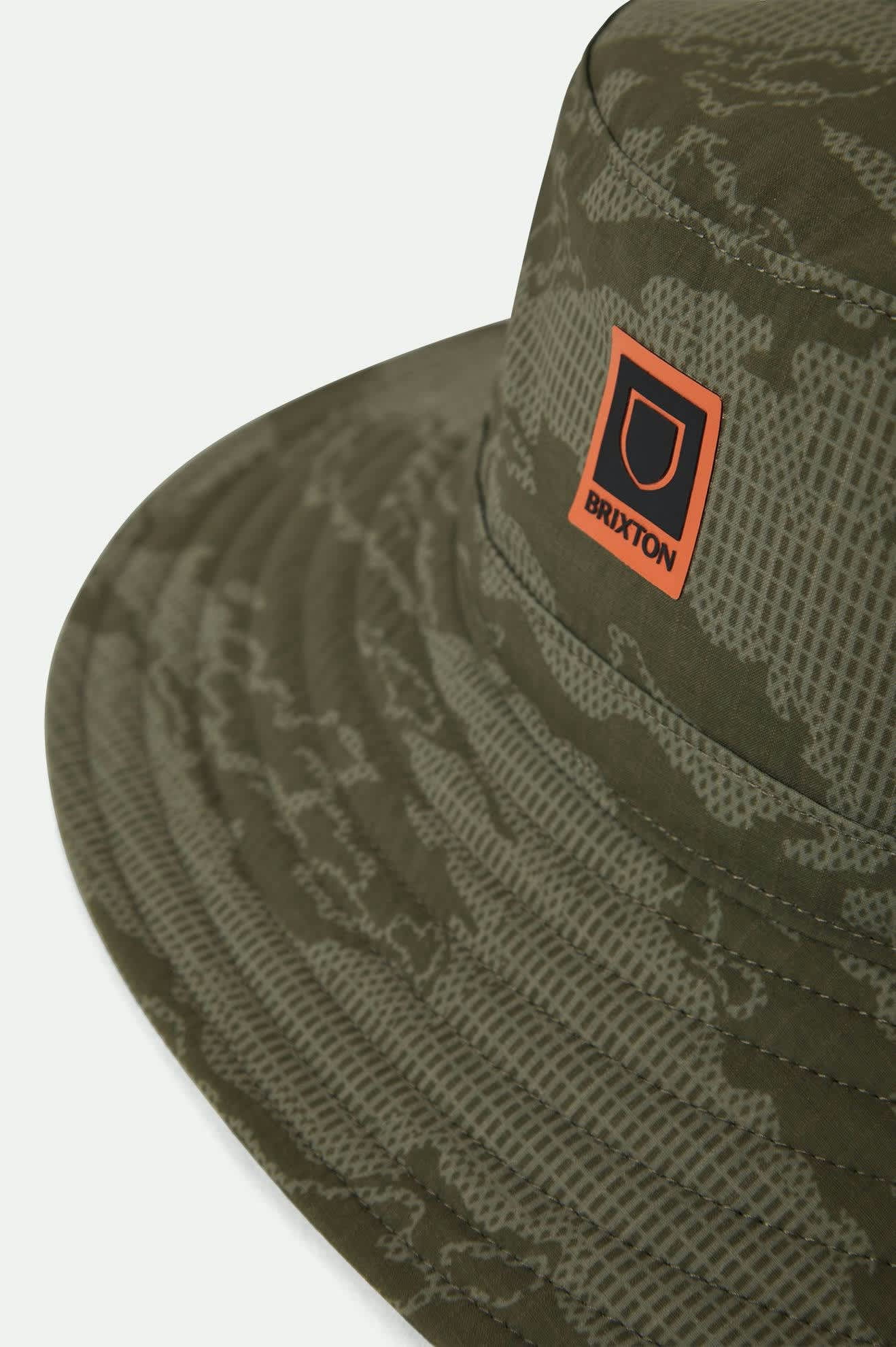 Unisex Journey Boonie Hat in the color Olive Tiger Camo - Additional Laydown image