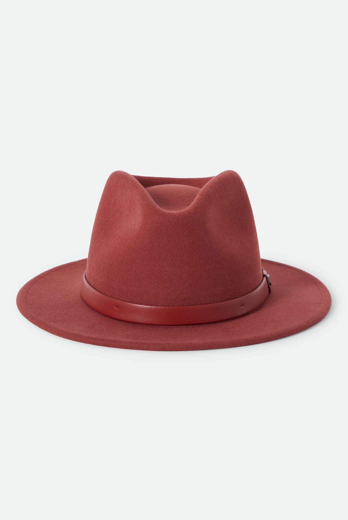 Unisex Messer Fedora in the color Dark Brick/Dark Brick - Additional Laydown image
