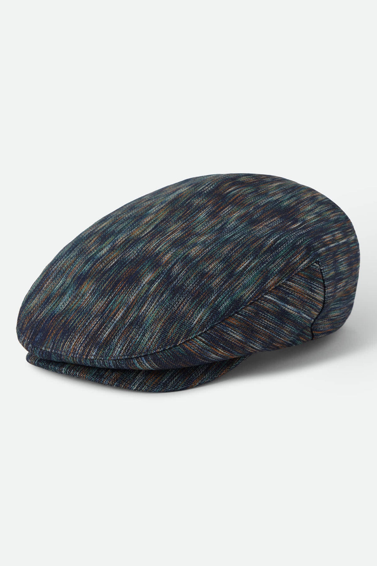 Unisex Hooligan Flat Cap in the color Multi Brush Pattern - Front Product Laydown Image