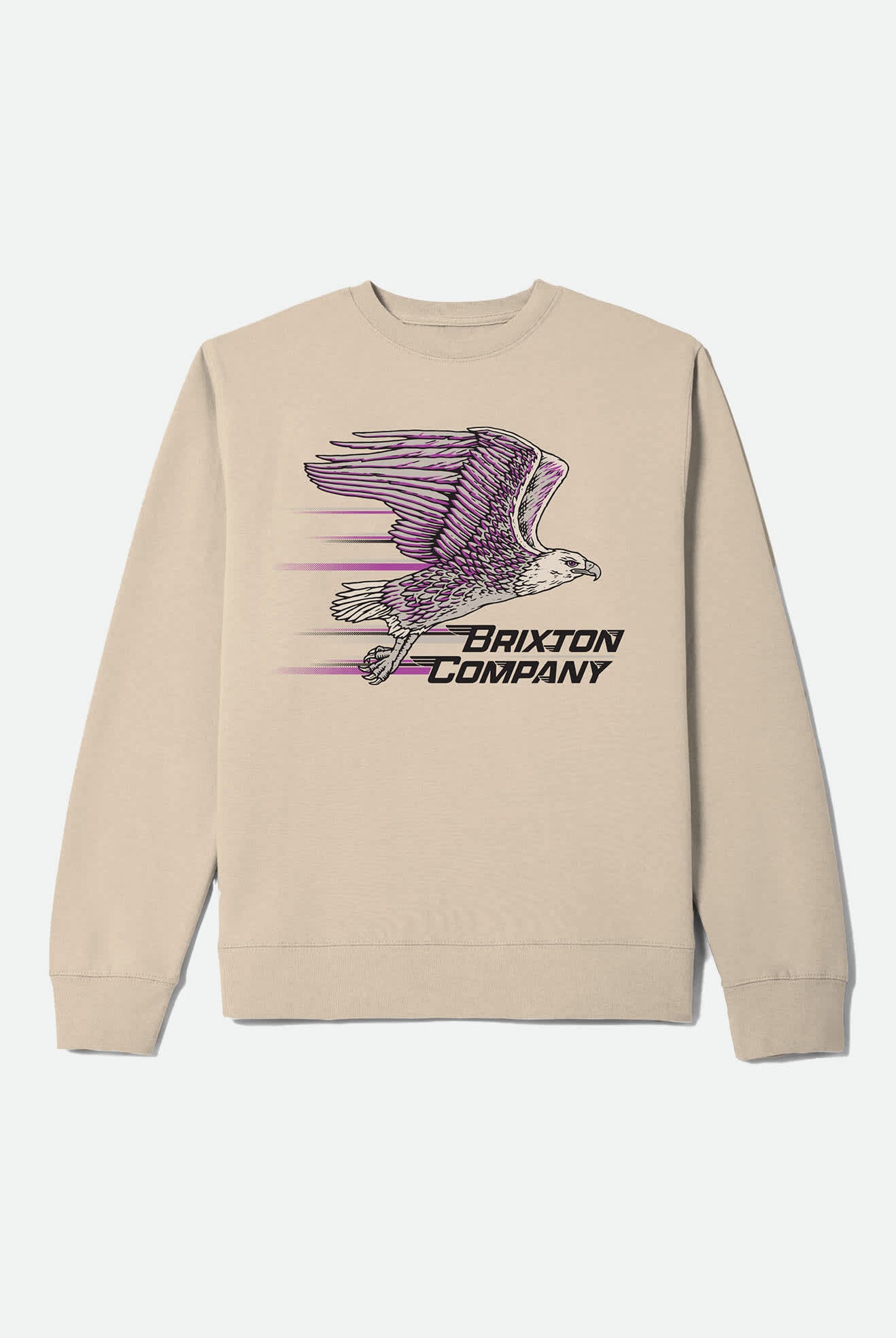 Men's Free Crew in the color Bone - Front Product View