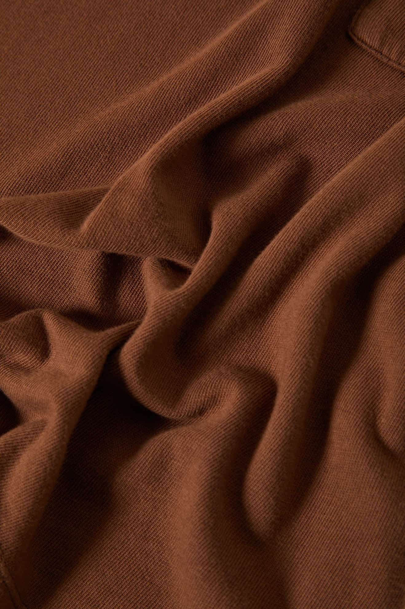 Women's Carefree Organic Garment Dye Perfect T-Shirt in the color Pinecone Brown - Additional Laydown image