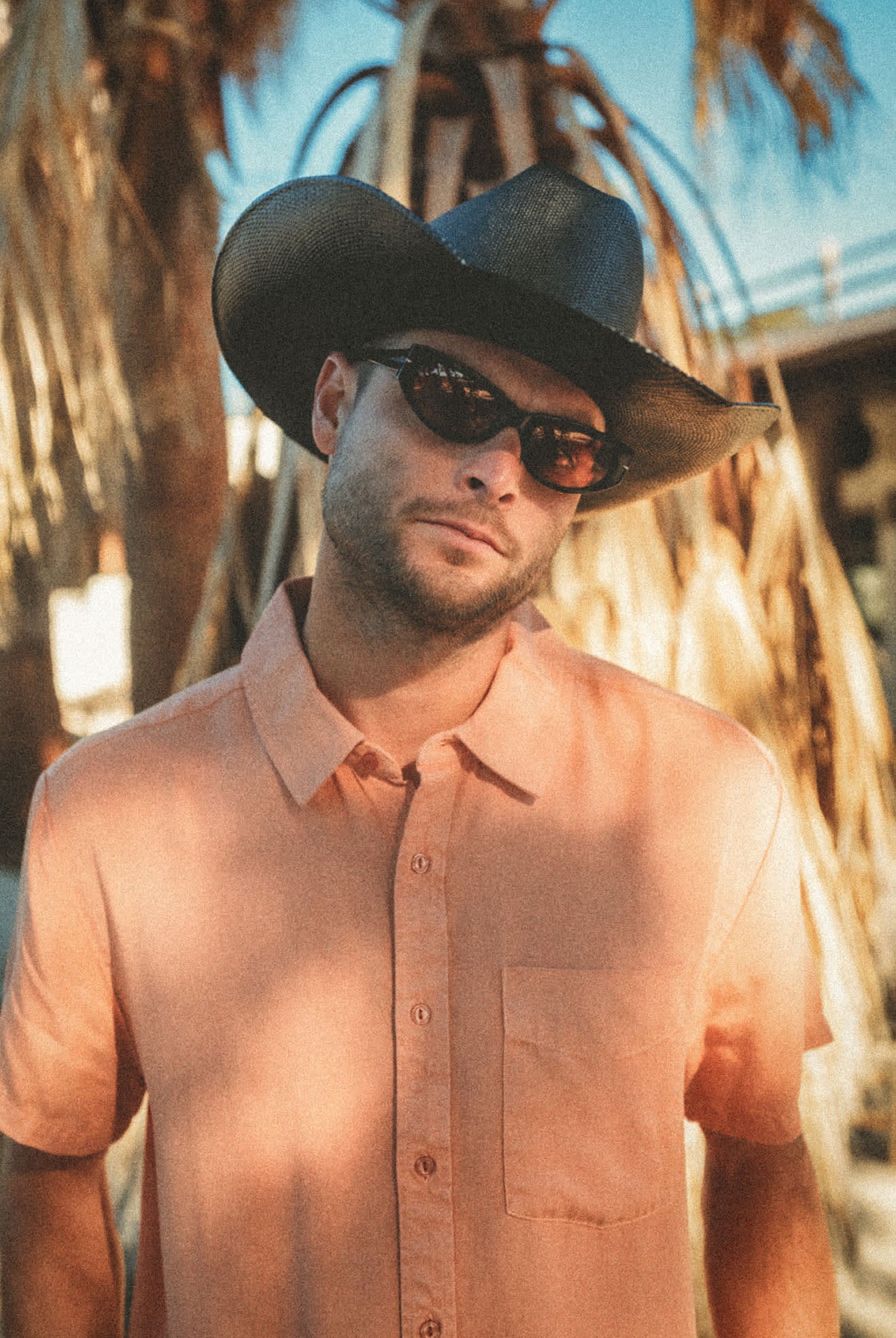 Unisex Laredo Straw Cowboy Hat in the color Black - Men's Lifestyle 4.0