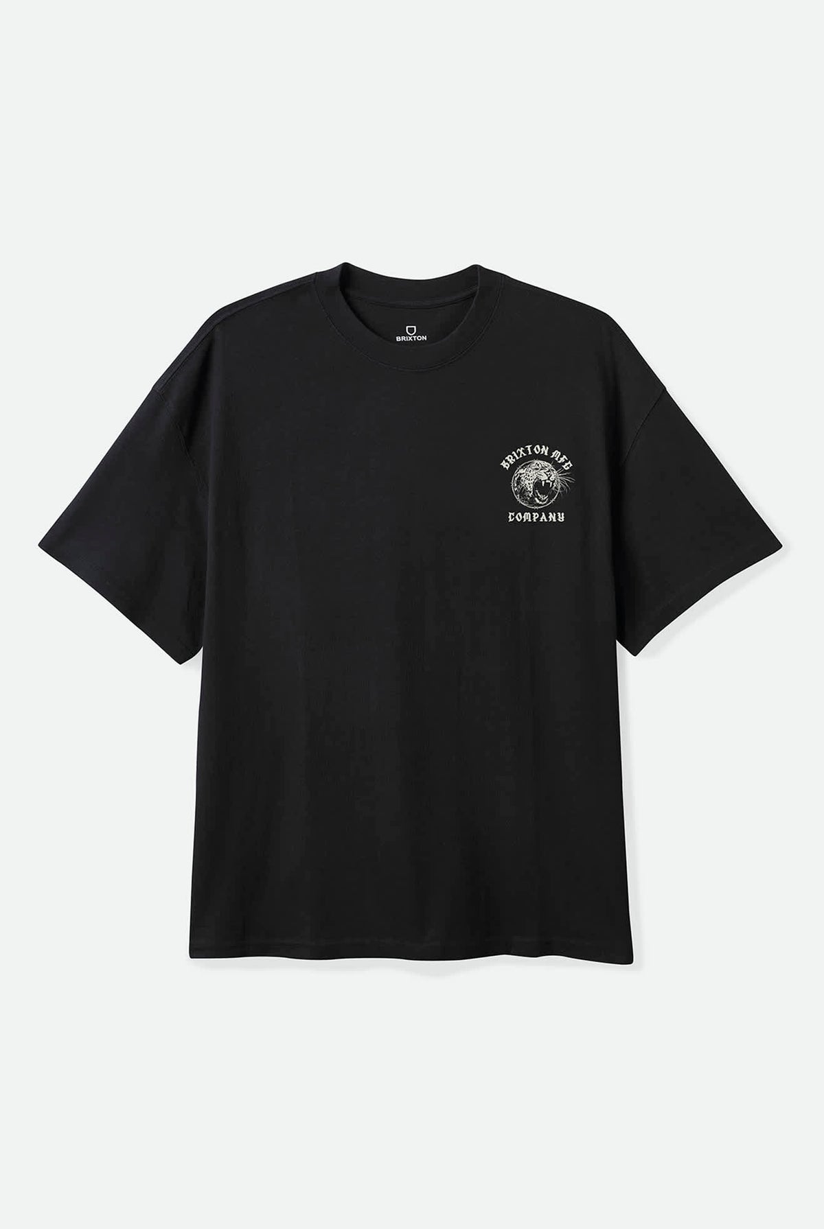 Men's Greer Standard T-Shirt in the color Black - Front Product Laydown Image