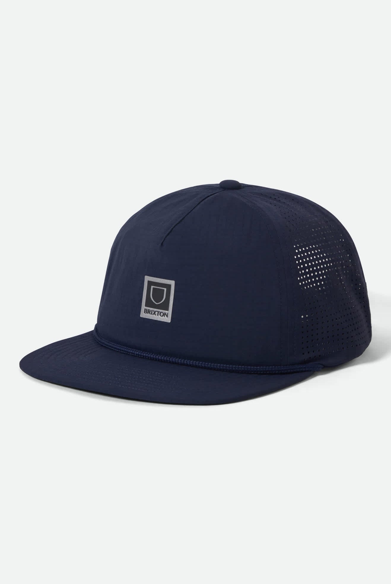 Unisex Journey Performance Snapback in the color Midnight Blue - Front Product View