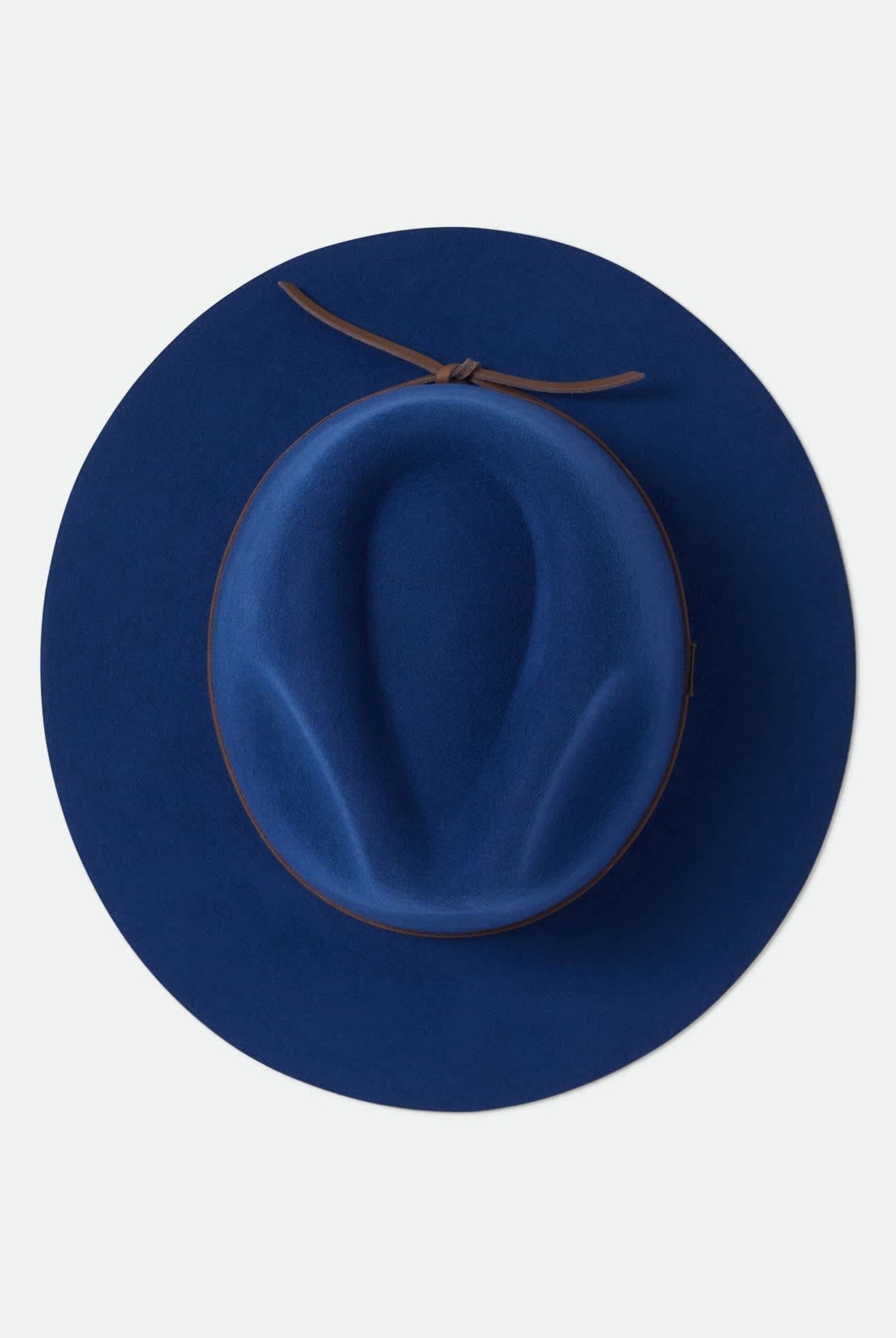 Unisex Wesley Fedora in the color Classic Navy - Additional Laydown image