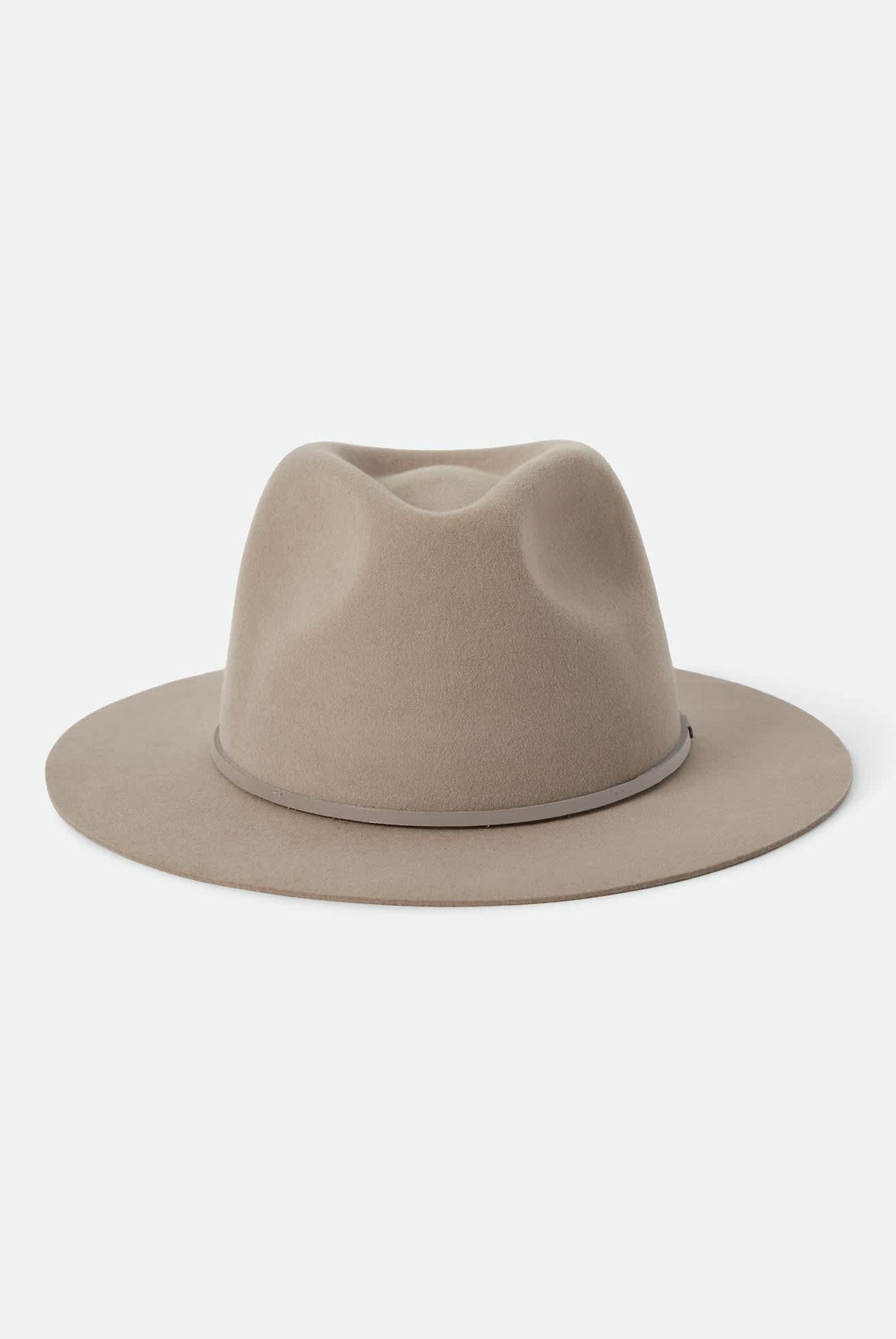 Unisex Wesley Fedora in the color Timeless Taupe - Additional Laydown image