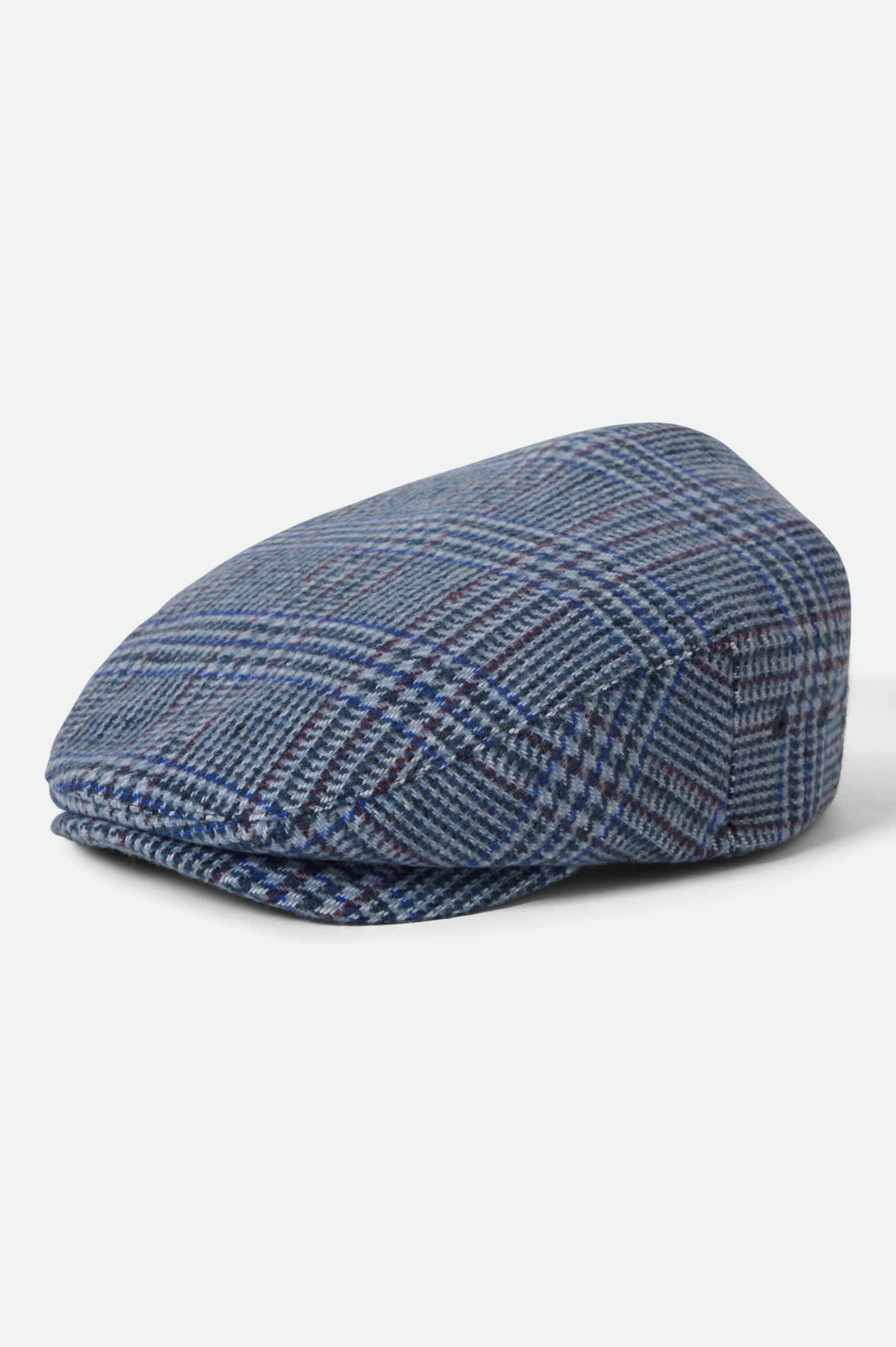 Unisex Hooligan Flat Cap in the color Celadon Green/Royal Plaid - Front Product View