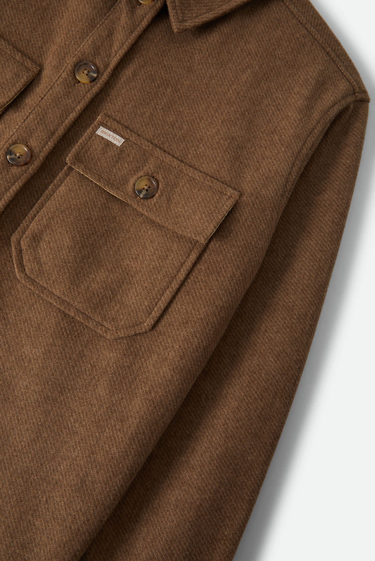 Women's Bagby Jacket in the color Khaki Heather - Additional Laydown image