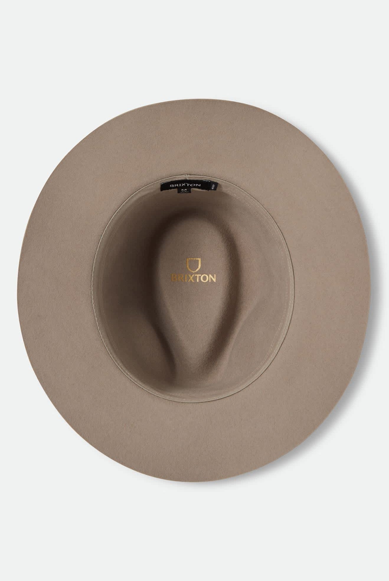 Unisex Wesley Fedora in the color Timeless Taupe - Additional Laydown image