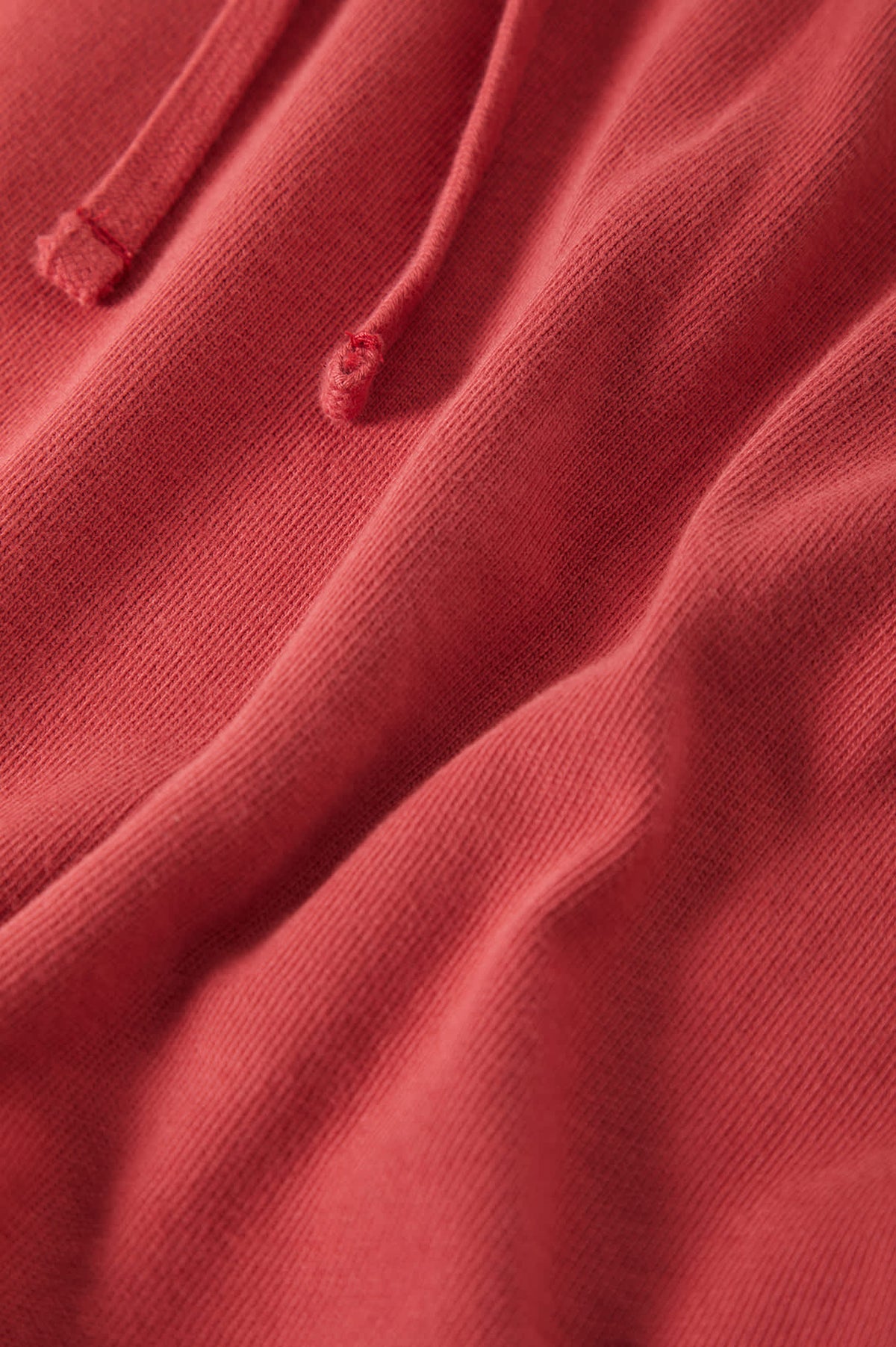 Women's Carefree Organic Garment Dye Lounge Skirt in the color Robust Red - Additional Laydown image