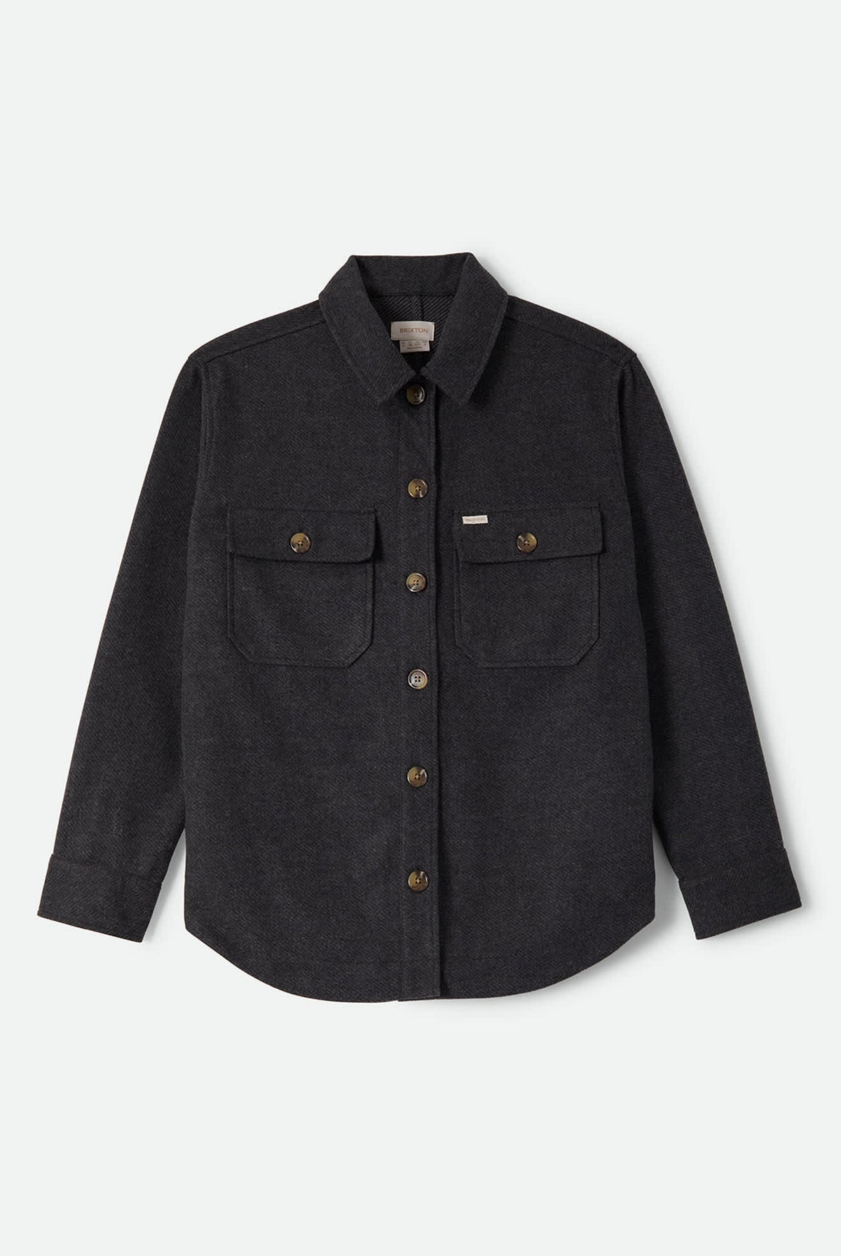 Women's Bagby Jacket in the color Black Heather - Front Product Laydown Image
