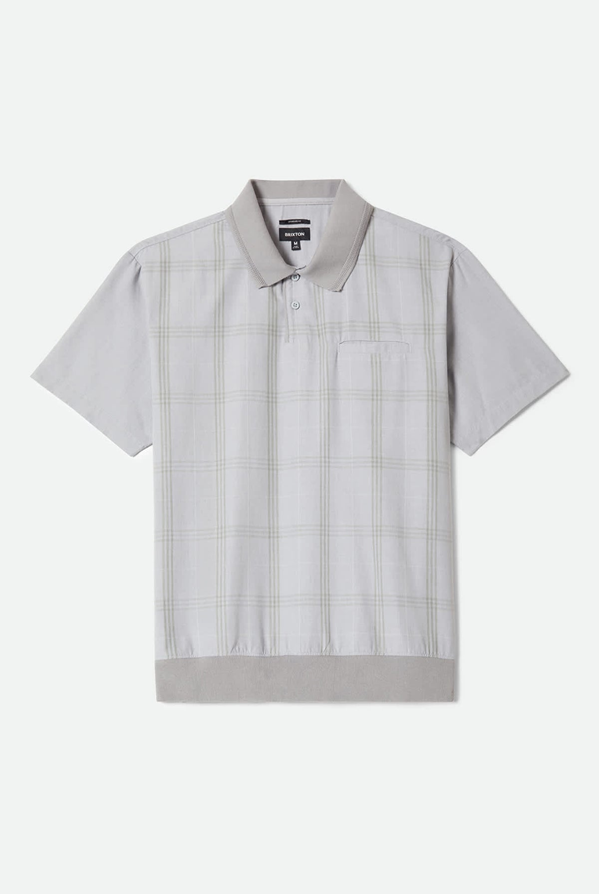 Men's Trolly Jacquard Weekend Short Sleeve Polo in the color Blue Aura - Front Product Laydown Image