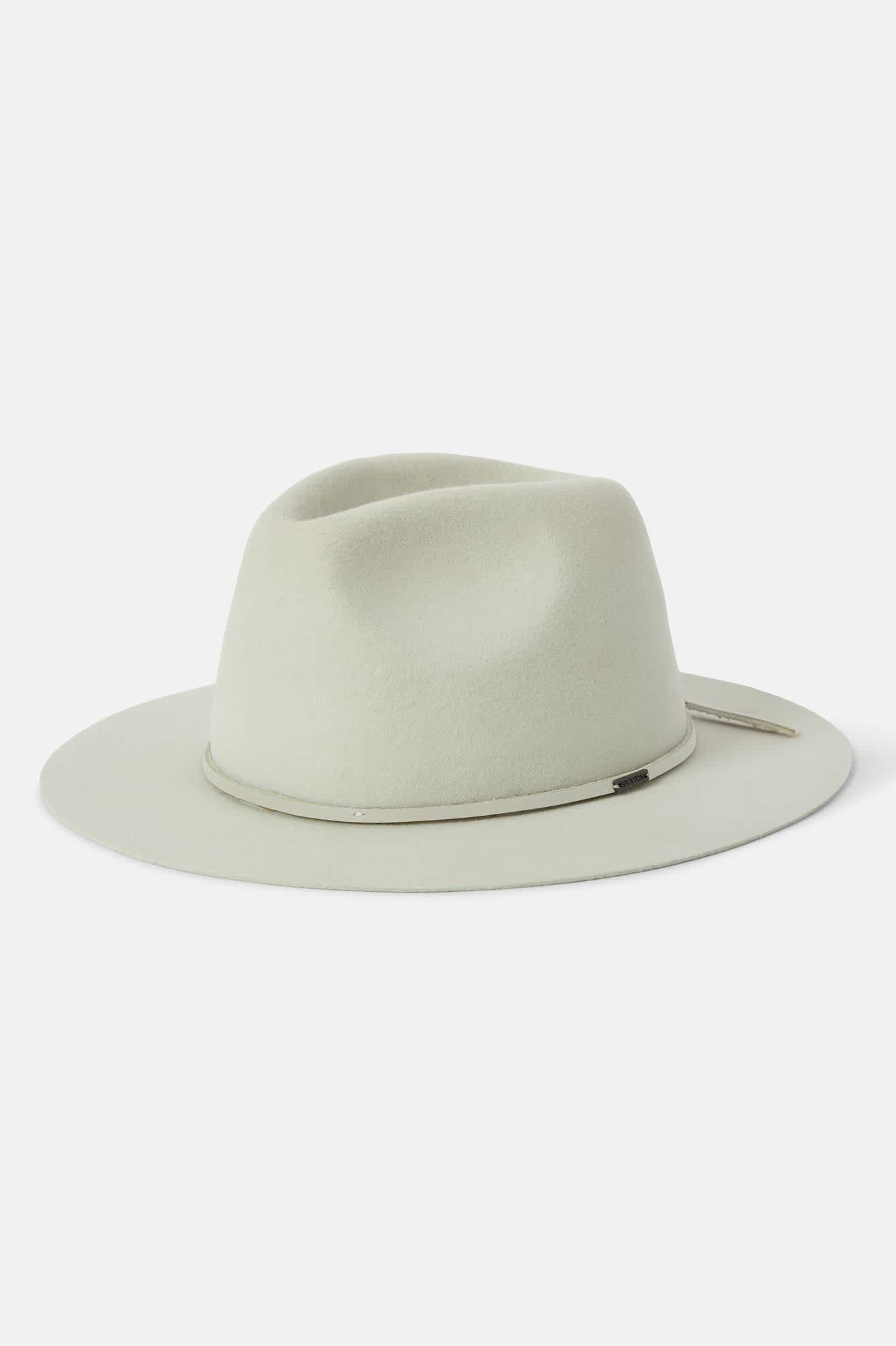 Unisex Wesley Fedora in the color Seafoam - Front Product Laydown Image