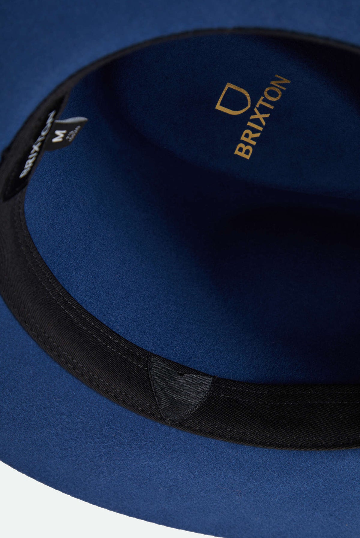 Unisex Wesley Fedora in the color Classic Navy/Black - Additional Laydown image