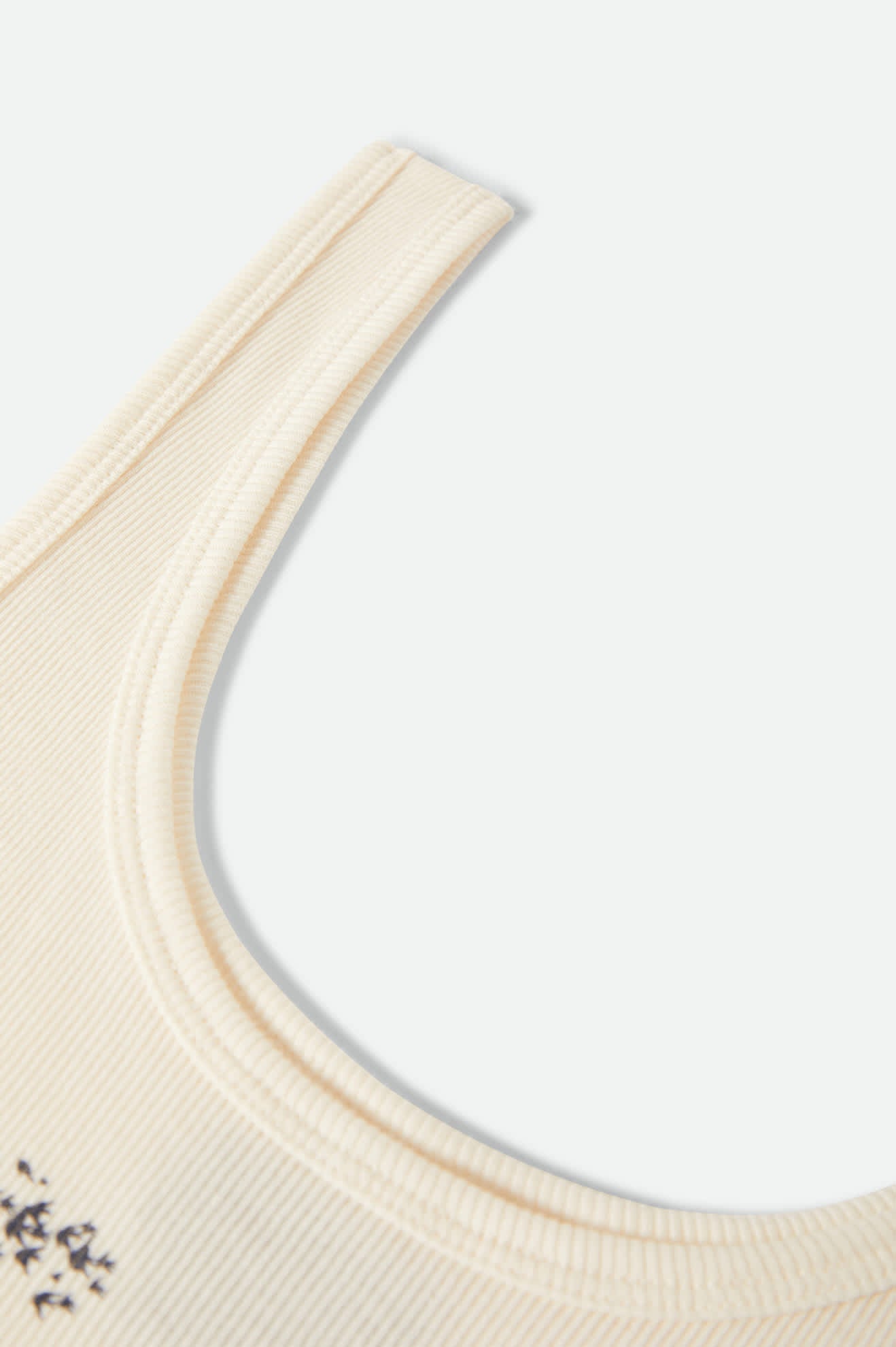 Women's Collage A-Tank in the color Off White - Additional Laydown image