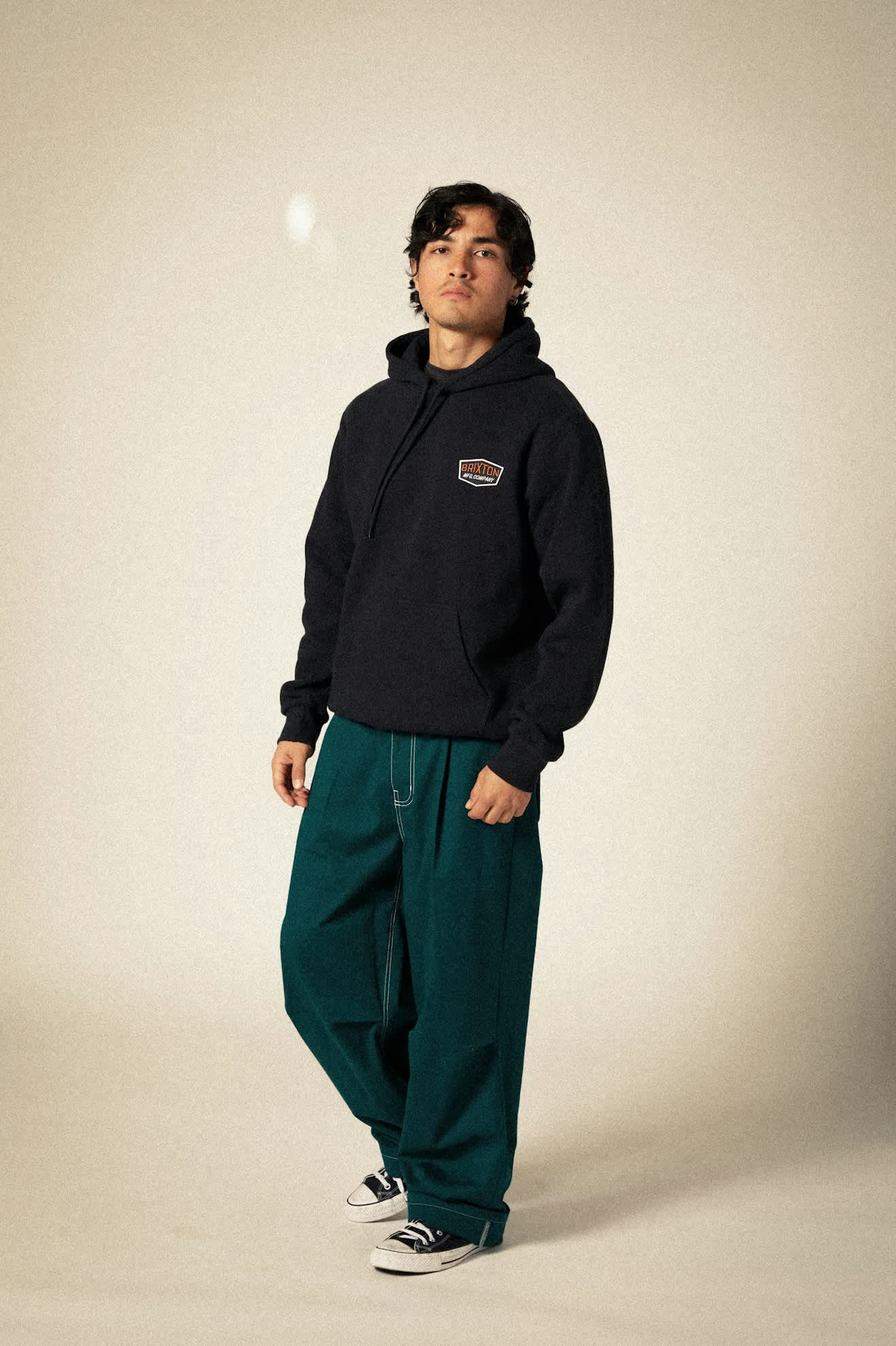 Men's Freeman Hoodie in the color Black - Additional Fit image