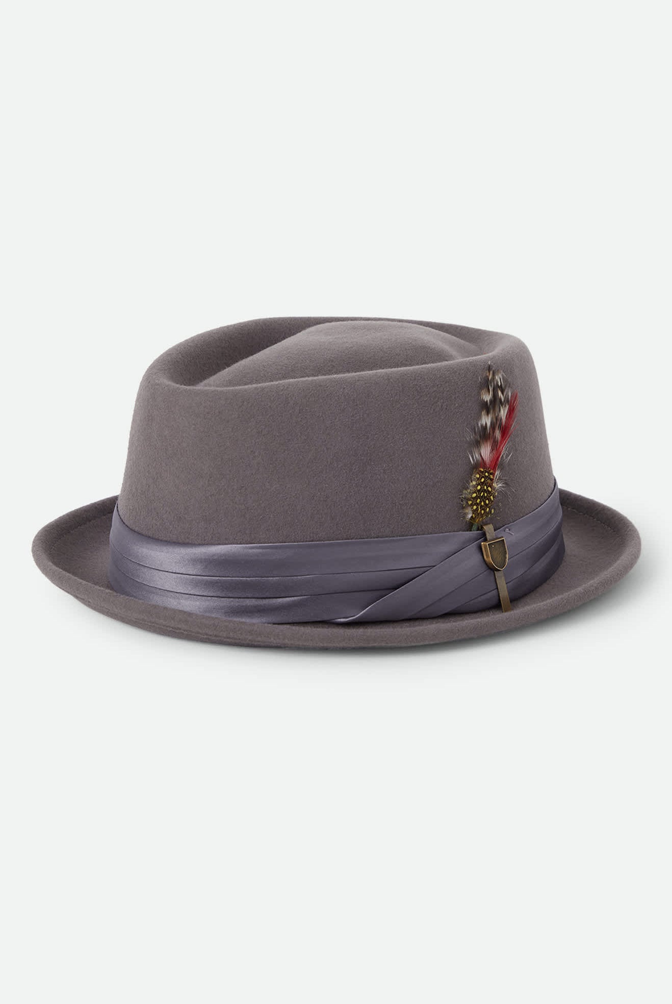 Unisex Stout Pork Pie in the color Charcoal/Charcoal - Front Product Laydown Image
