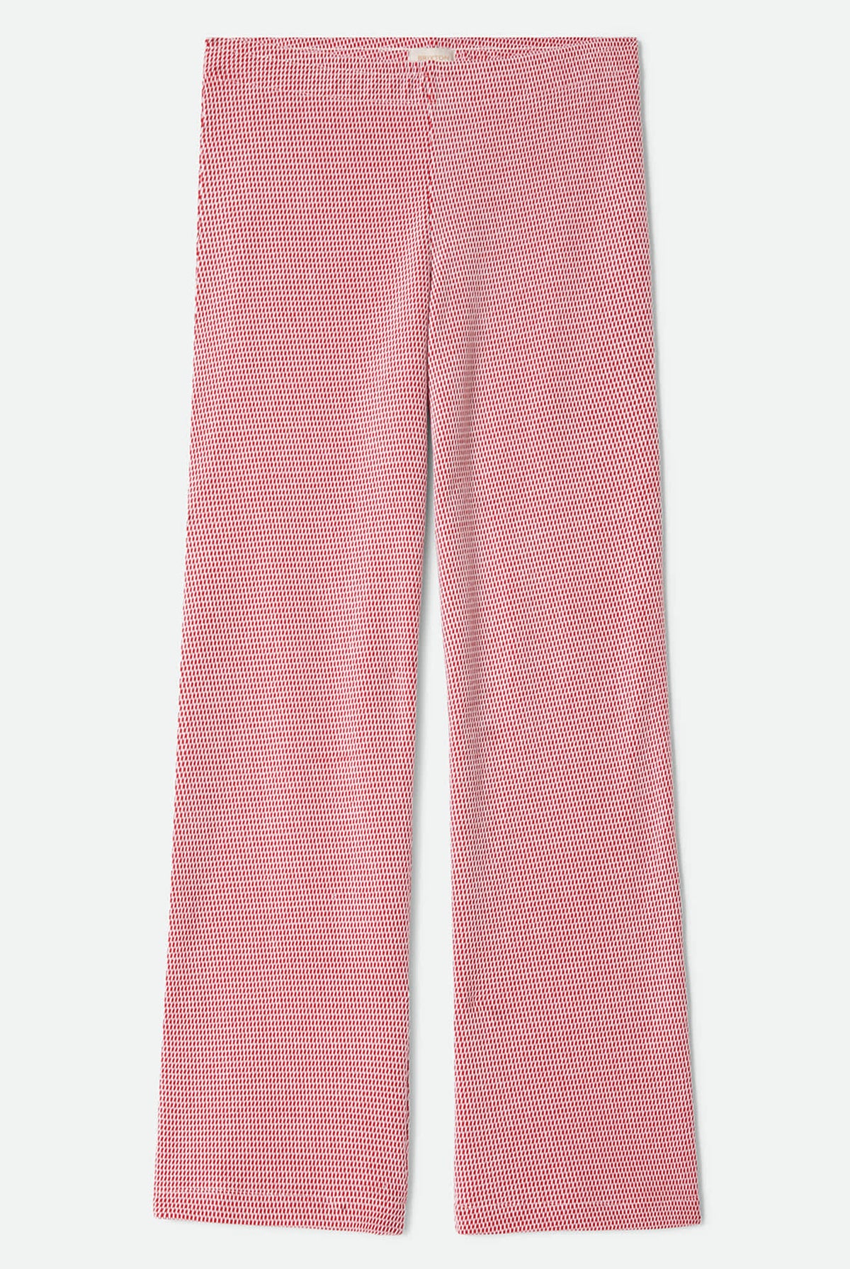 Women's Siesta Knit Pant in the color Adrenaline Rush/White Weave - Front Product Laydown Image
