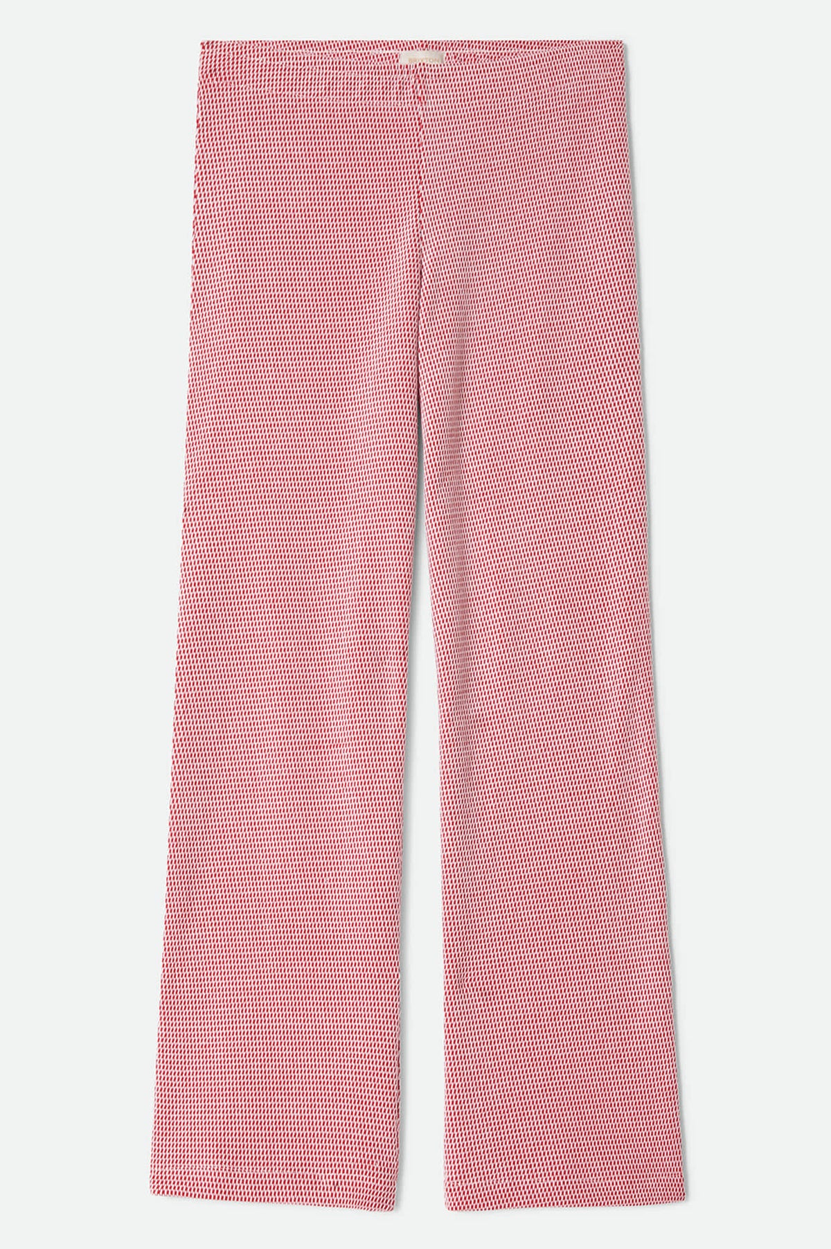 Women's Siesta Knit Pant in the color Adrenaline Rush/White Weave - Front Product Laydown Image