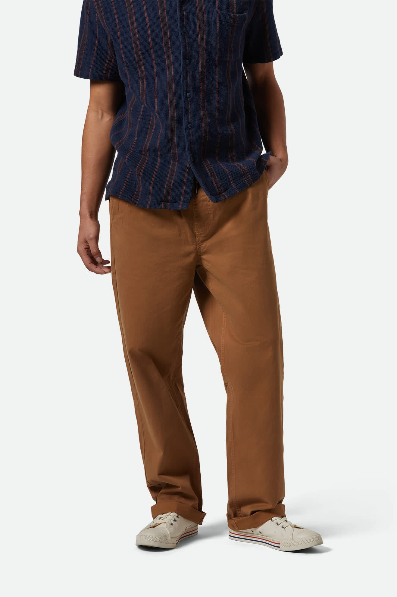 Men's Broadway E-Waist Relaxed Pant in the color Washed Copper - Men's Front View
