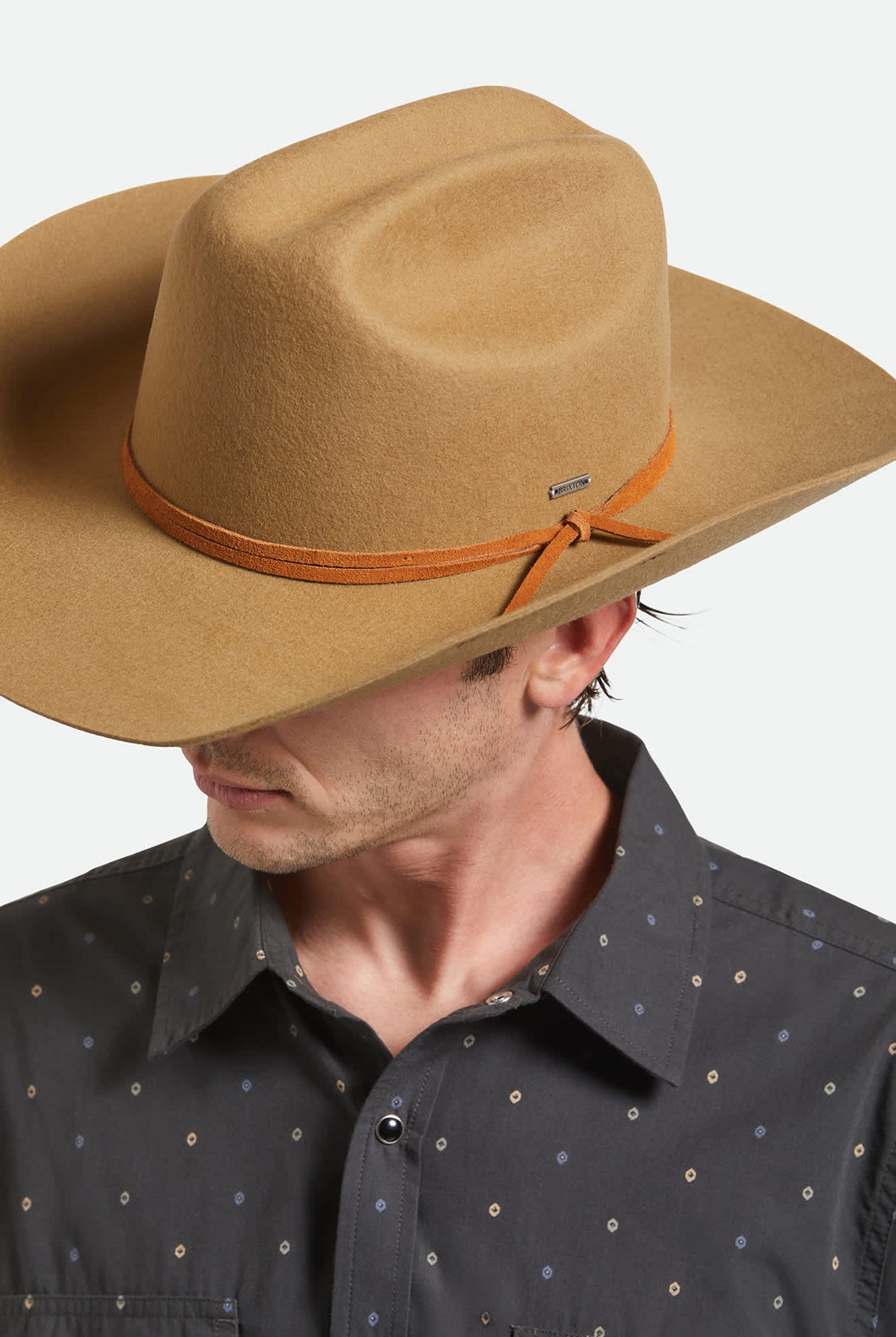 Unisex Laredo Branded Cowboy Hat in the color Antique Bronze - Additional Fit image