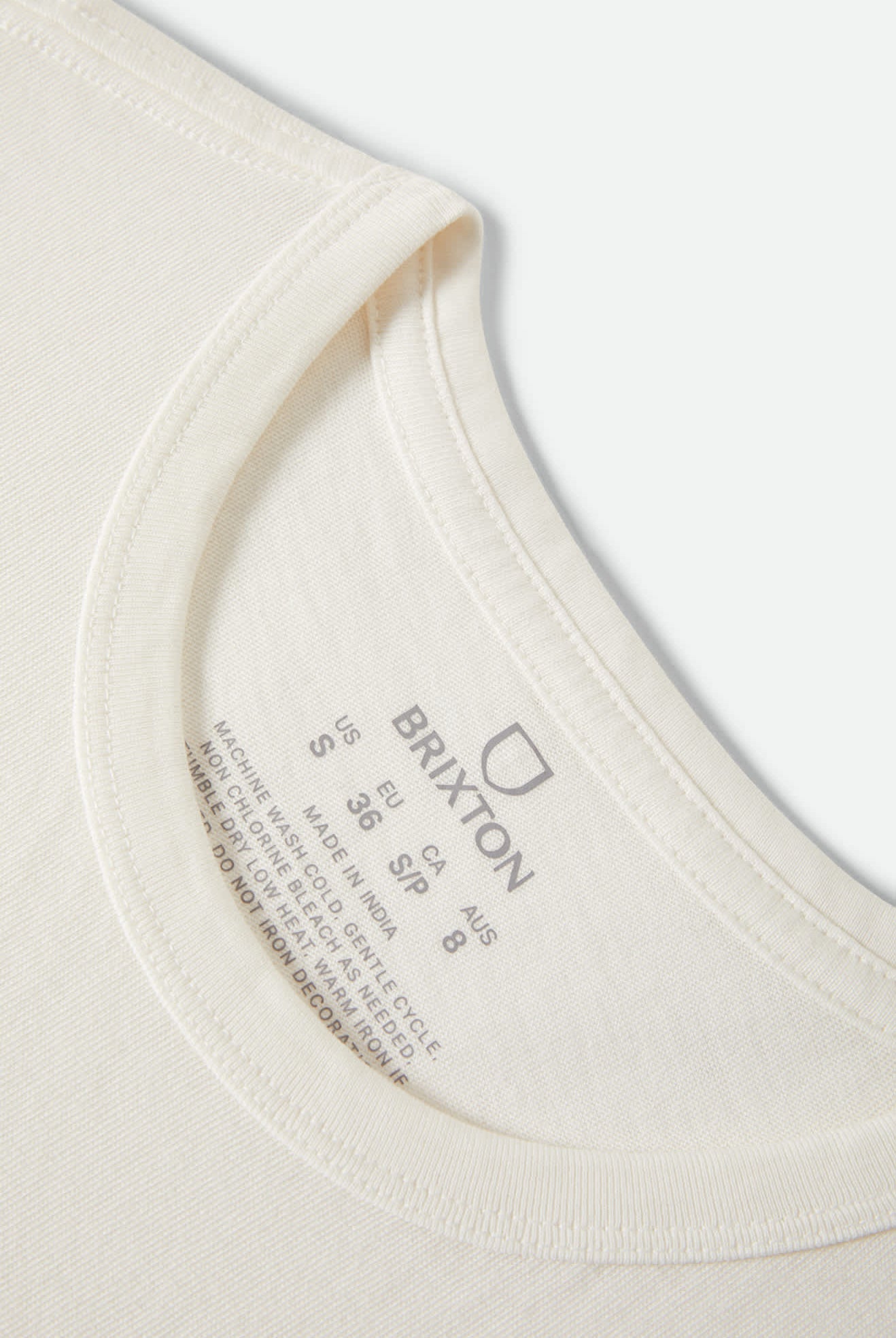 Women's Out For A Good Time Muscle Tank in the color Off White - Additional Laydown image