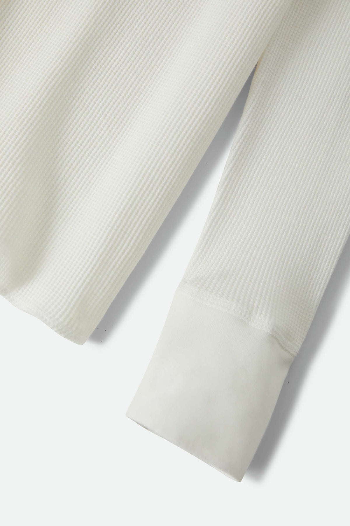 Men's Trails Waffle Knit Top in the color Off White - Additional Laydown image
