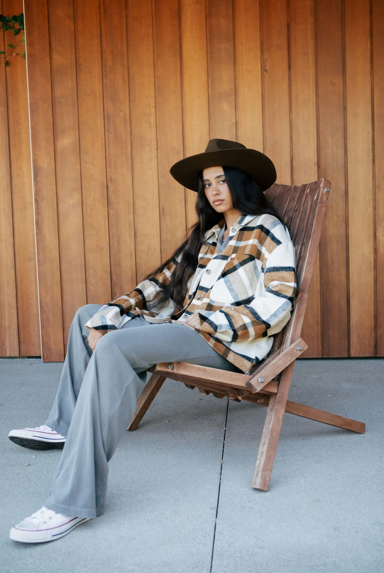 Women's Bowery Women's Soft Brushed L/S Flannel in the color Washed Copper - Men's Lifestyle image