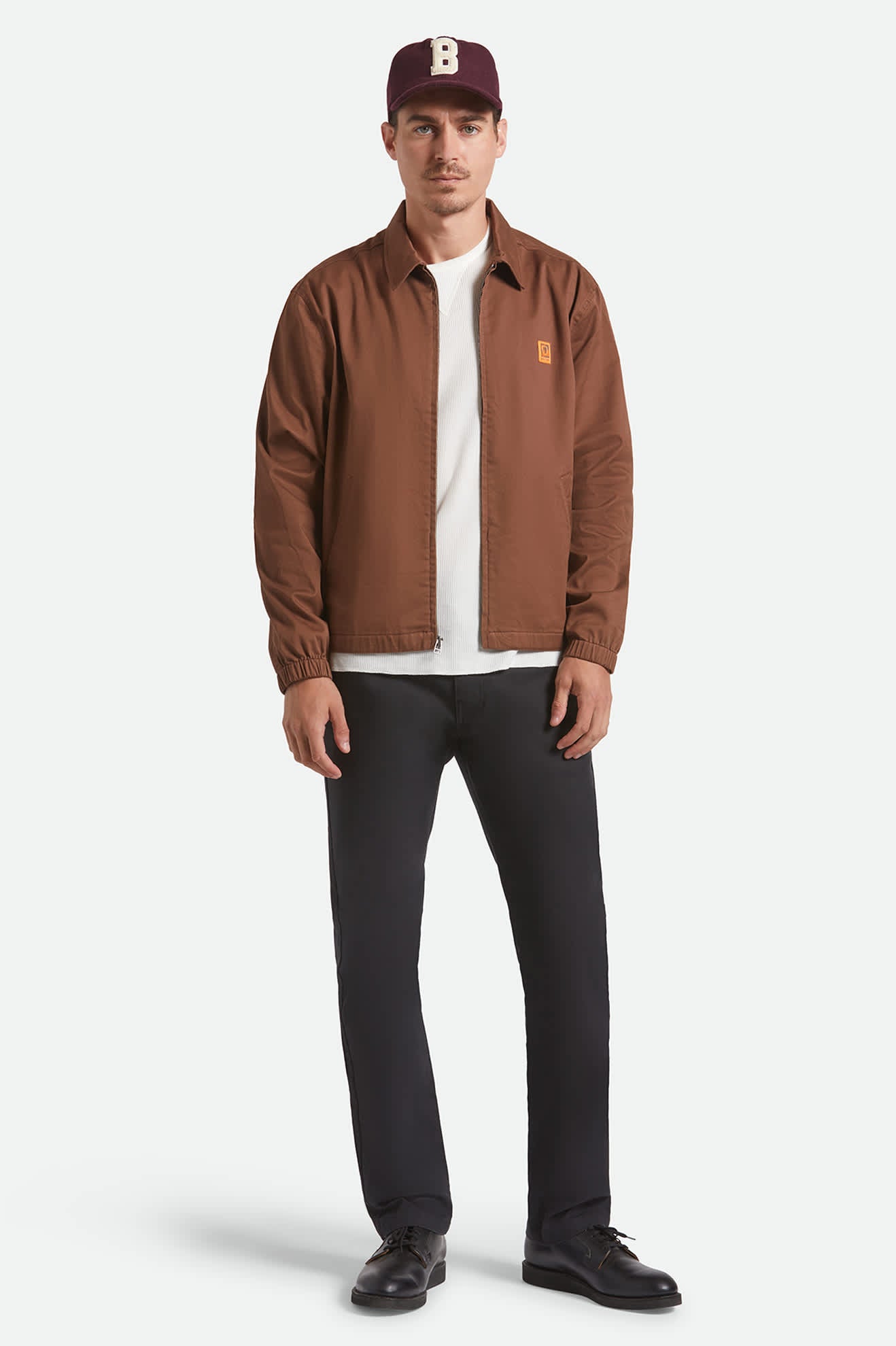 Men's Builders 5-Pocket Stretch Pant in the color Black - Additional Fit image