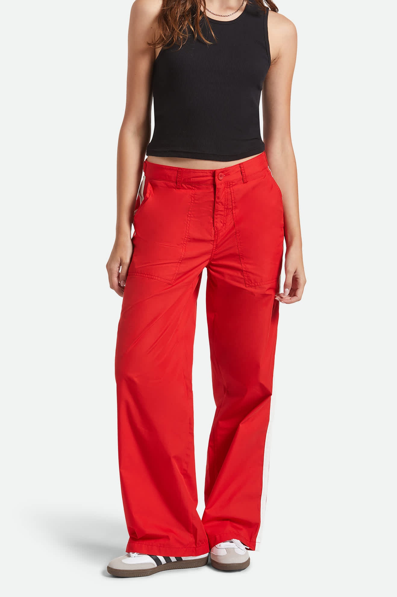 Women's Jane Utility Wide Leg Pant in the color Adrenaline Rush - Women's Front View